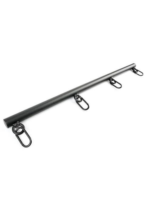 Sportsheets Saffron Spreader Bar & Cuff Set - Black/Red - Buy At Luxury Toy X - Free 3-Day Shipping