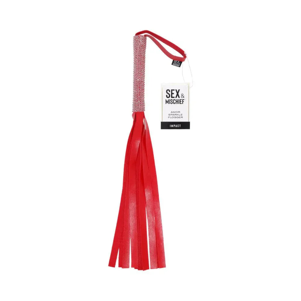 Sportsheets Sex & Mischief Amor Sparkle Flogger - Buy At Luxury Toy X - Free 3-Day Shipping