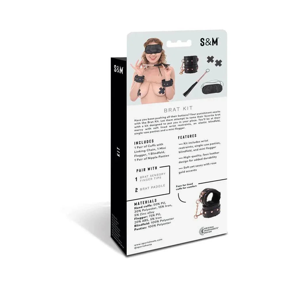 Sportsheets Sex & Mischief Brat 4-Piece Bondage Kit - Buy At Luxury Toy X - Free 3-Day Shipping