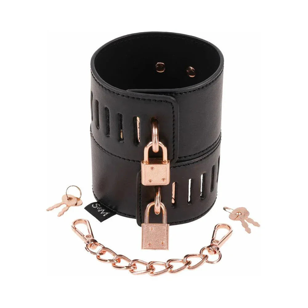 Sportsheets Sex & Mischief Brat Locking Cuffs - Buy At Luxury Toy X - Free 3-Day Shipping