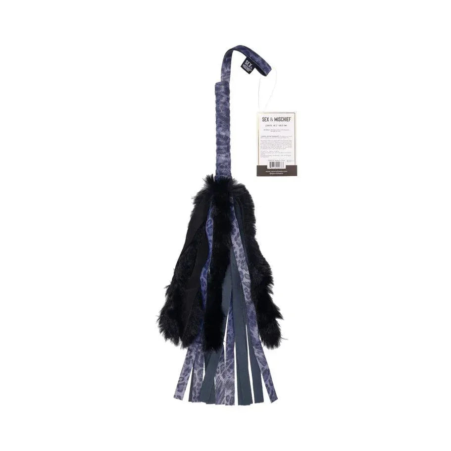 Sportsheets Sex & Mischief Cougar Faux Fur Flogger - Buy At Luxury Toy X - Free 3-Day Shipping