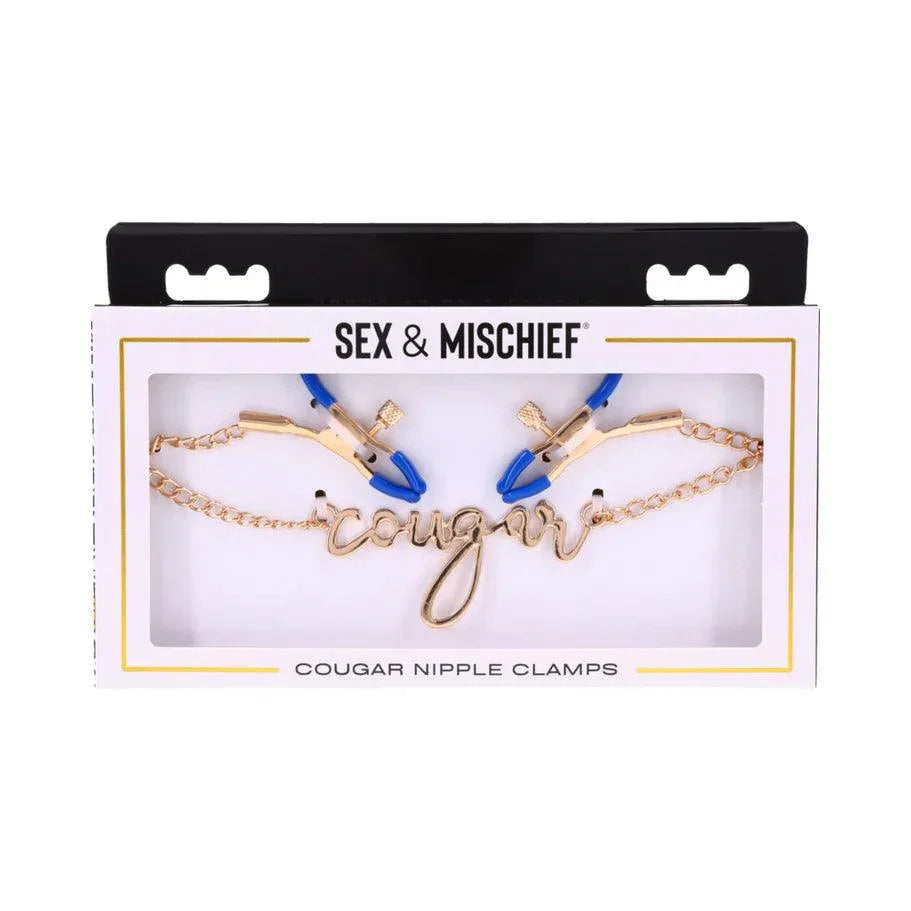 Sportsheets Sex & Mischief Cougar Nipple Clamps - Buy At Luxury Toy X - Free 3-Day Shipping