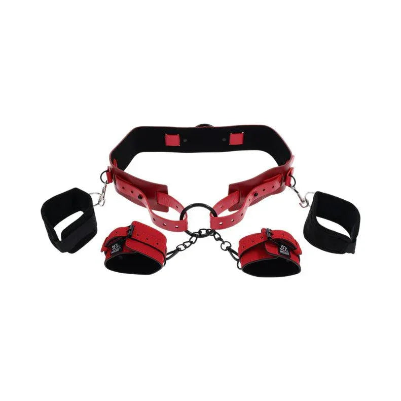 Sportsheets Sex & Mischief Ex's & Oh's Bound and Belted - Buy At Luxury Toy X - Free 3-Day Shipping