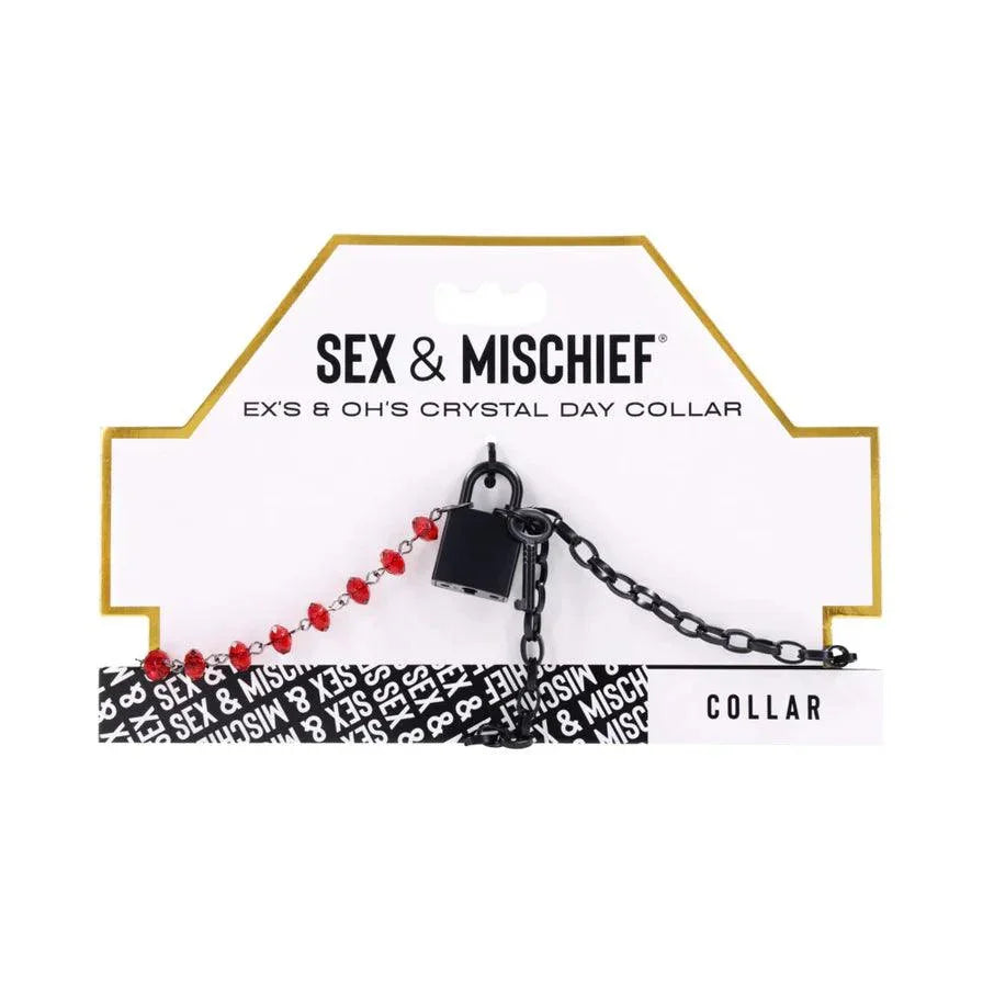 Sportsheets Sex & Mischief Ex's & Oh's Collar and Leash - Buy At Luxury Toy X - Free 3-Day Shipping