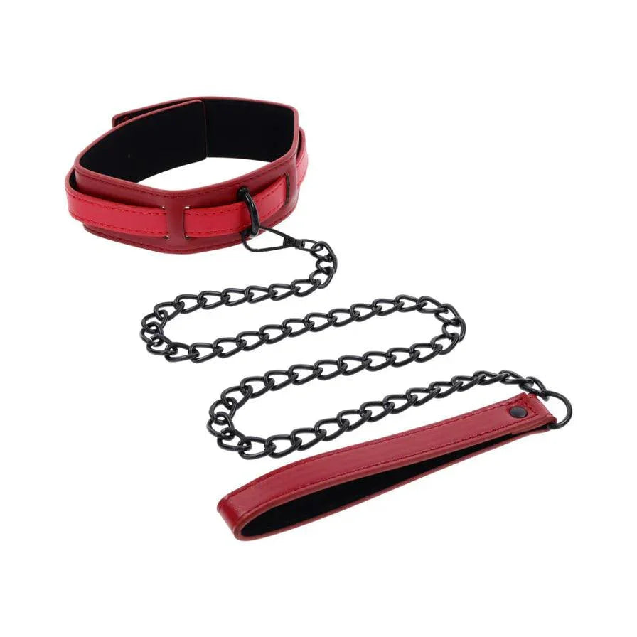 Sportsheets Sex & Mischief Ex's & Oh's Collar and Leash - Buy At Luxury Toy X - Free 3-Day Shipping