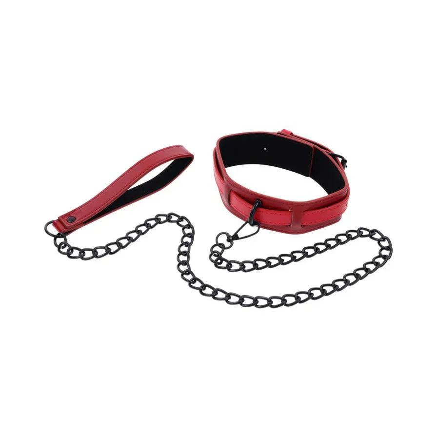 Sportsheets Sex & Mischief Ex's & Oh's Collar and Leash - Buy At Luxury Toy X - Free 3-Day Shipping