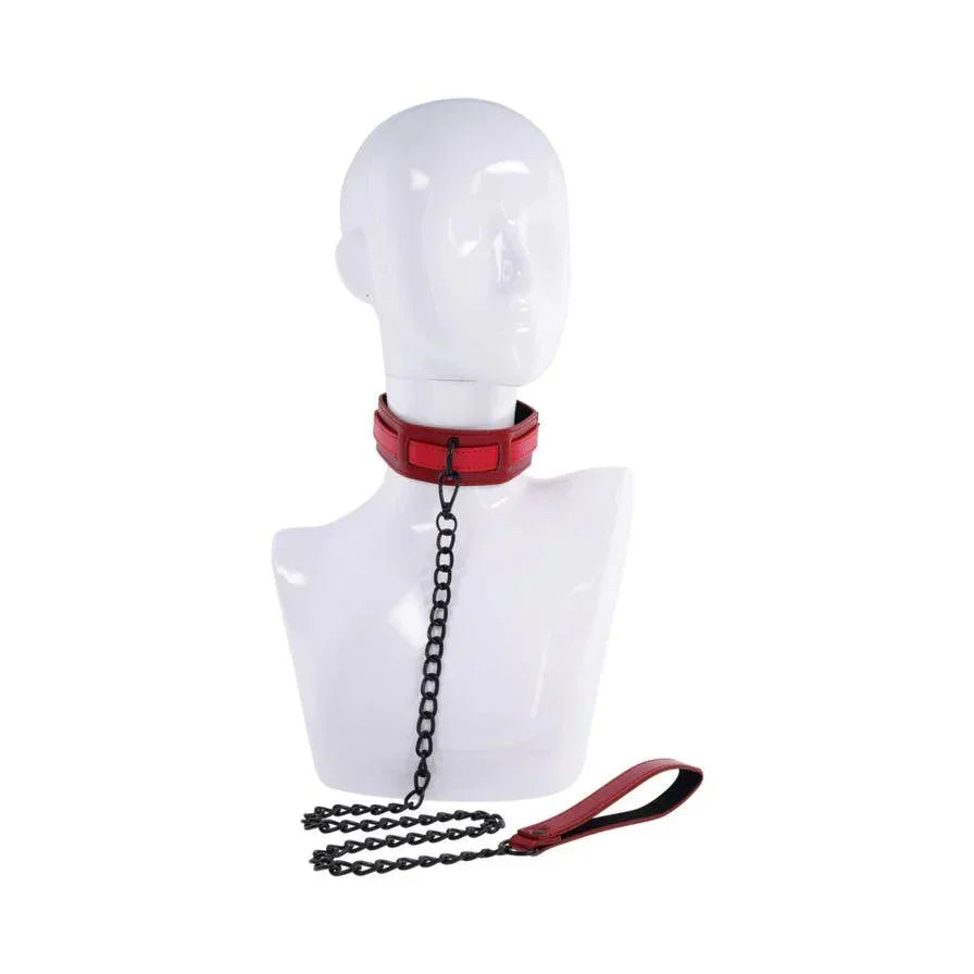 Sportsheets Sex & Mischief Ex's & Oh's Collar and Leash - Buy At Luxury Toy X - Free 3-Day Shipping