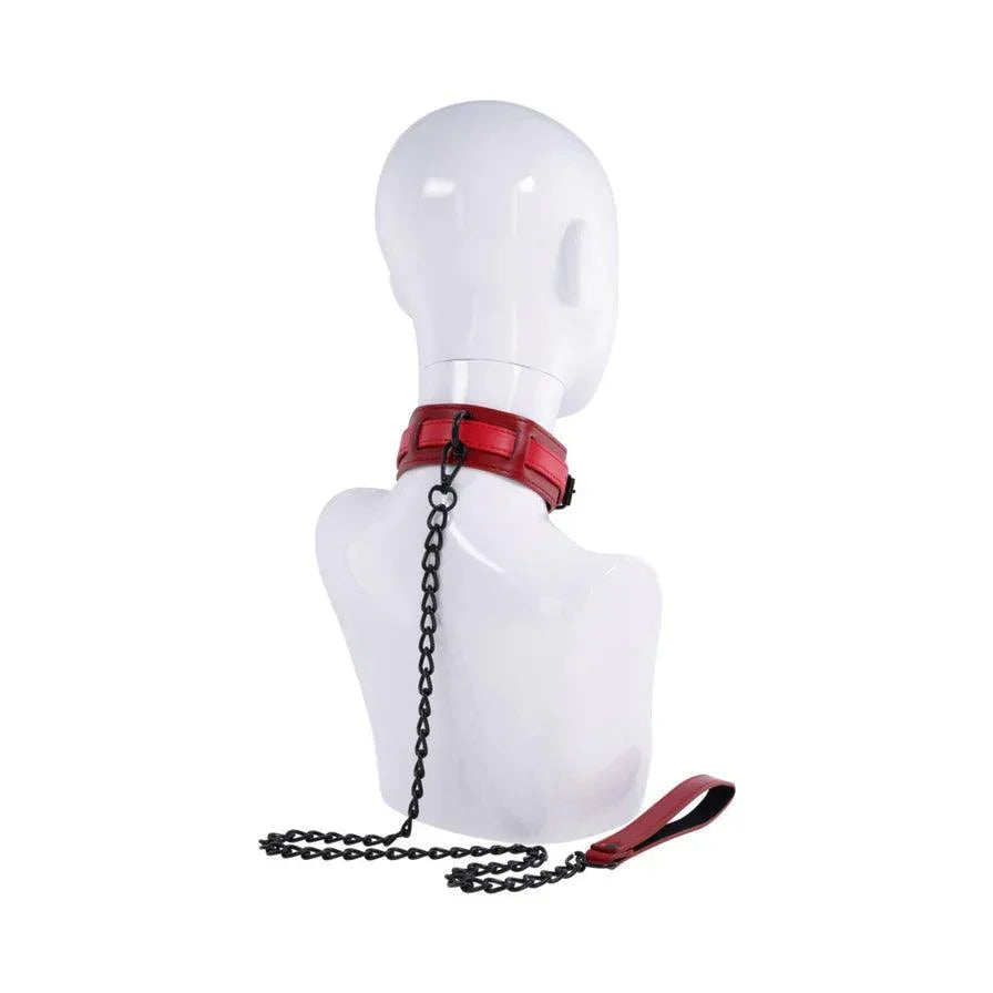 Sportsheets Sex & Mischief Ex's & Oh's Collar and Leash - Buy At Luxury Toy X - Free 3-Day Shipping