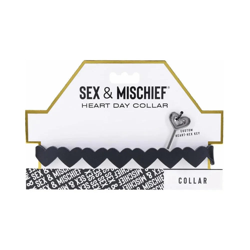 Sportsheets Sex & Mischief Heart Day Collar - Buy At Luxury Toy X - Free 3-Day Shipping