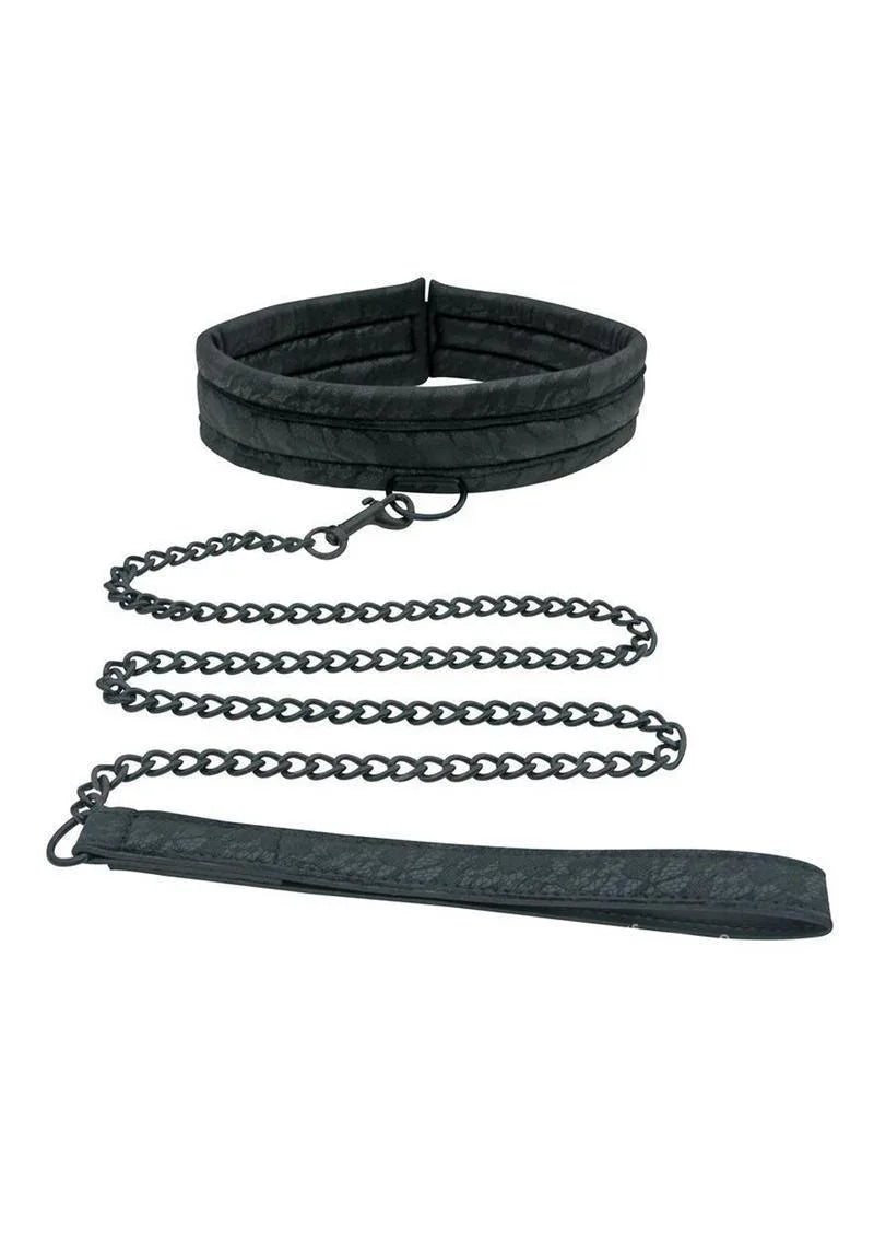 Sportsheets Sincerely Lace Adjustable Collar & Leash - Buy At Luxury Toy X - Free 3-Day Shipping