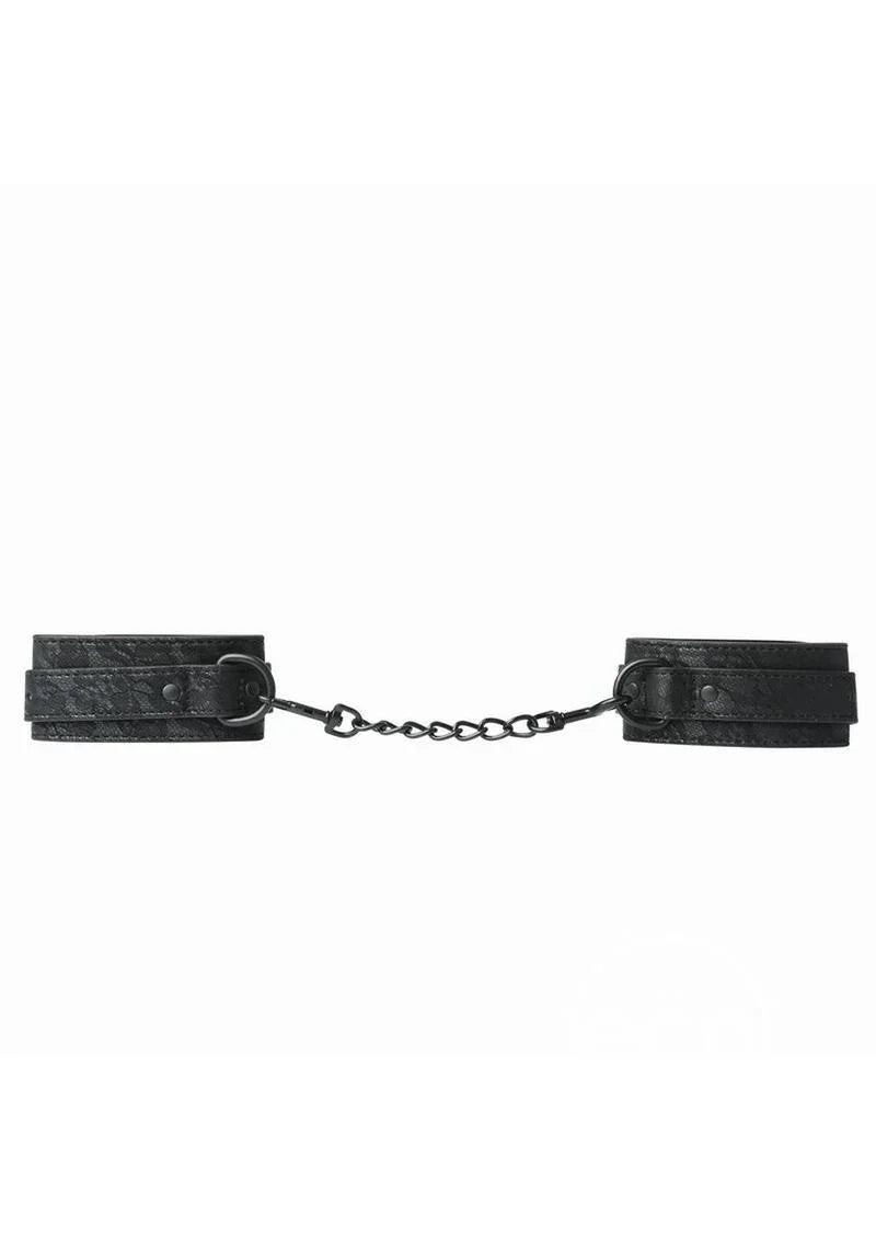Sportsheets Sincerely Lace Adjustable Wrist Cuffs with Removable Chain - Buy At Luxury Toy X - Free 3-Day Shipping