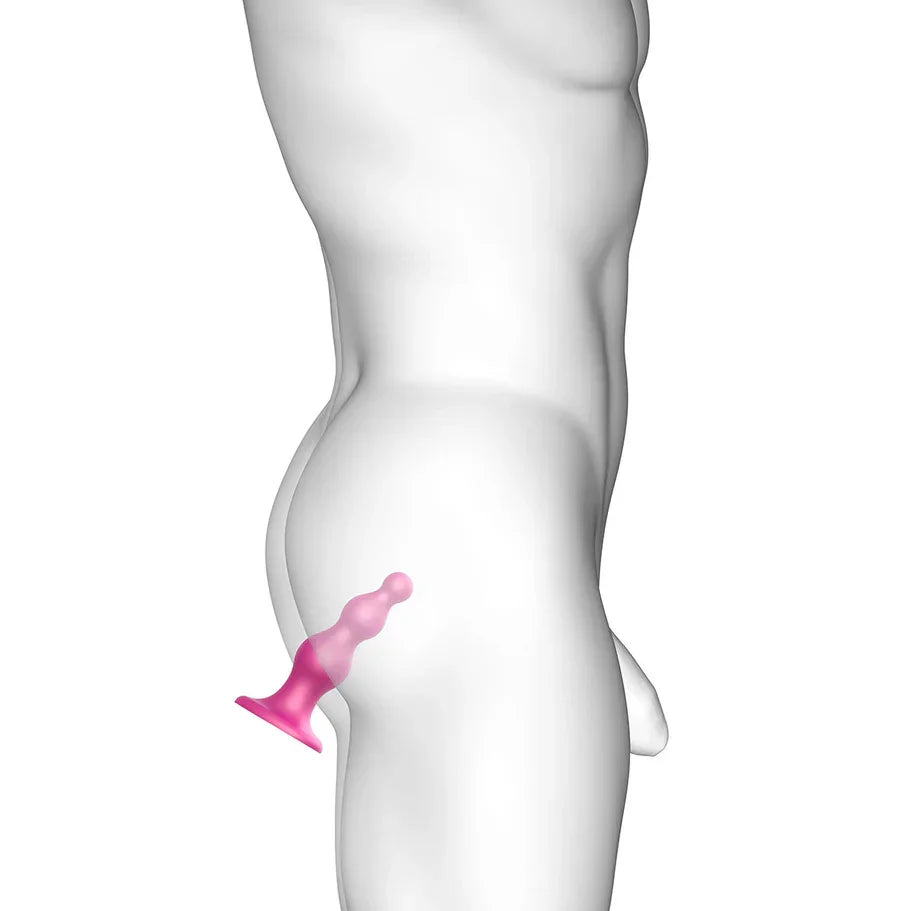 Strap-On-Me Dildo Plug Beads – Raspberry – Ultimate Comfort and Pleasure - Buy At Luxury Toy X - Free 3-Day Shipping