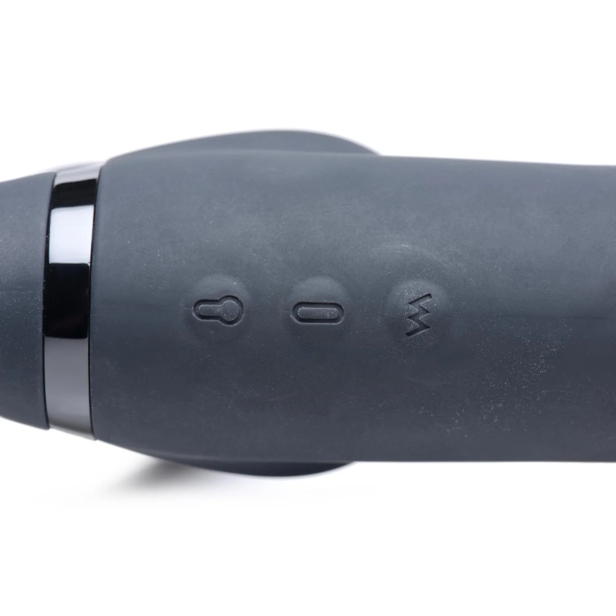 Strap U 10X Swirl Ergo-Fit Inflatable & Vibrating Strapless Strap-On -Black - Buy At Luxury Toy X - Free 3-Day Shipping