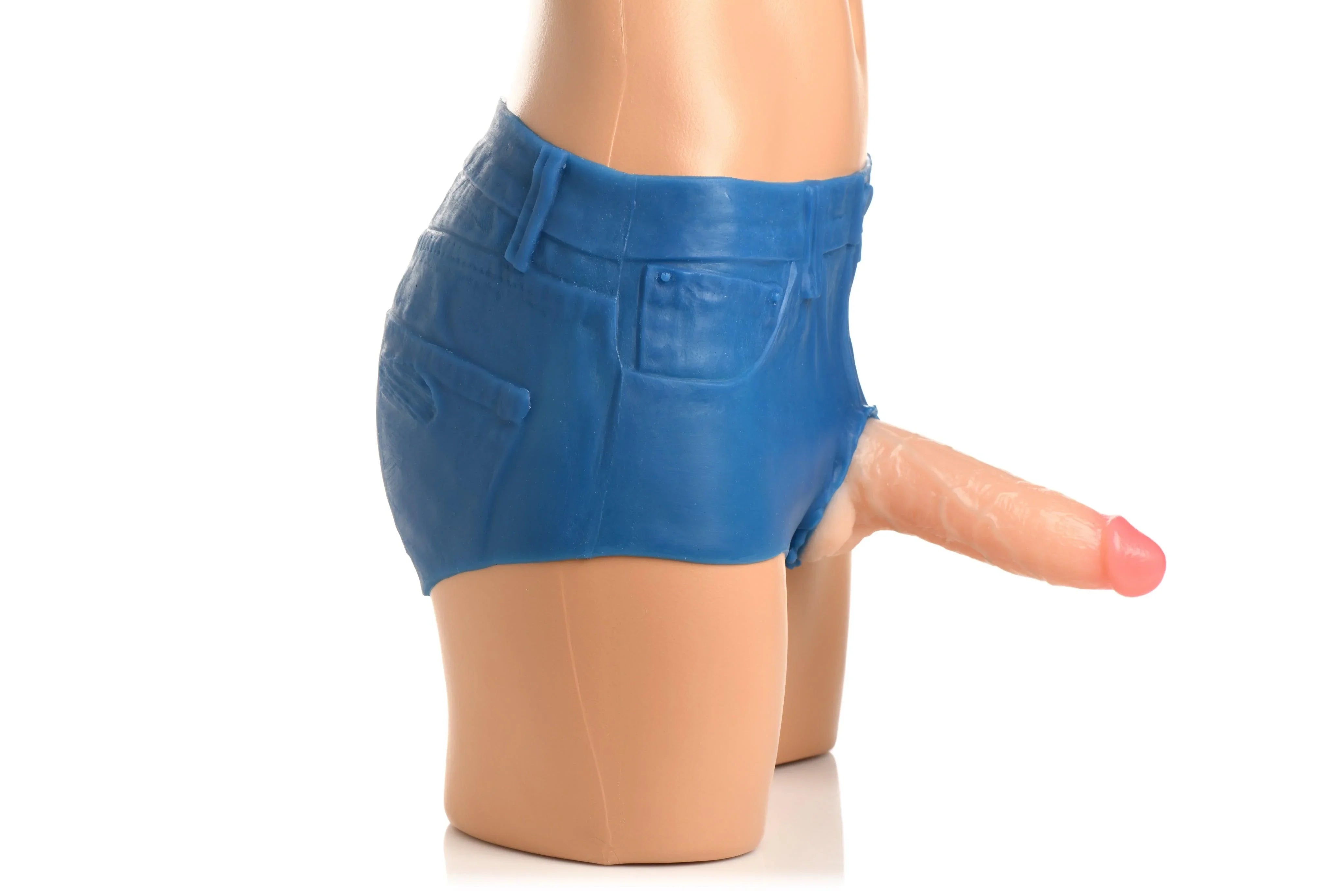 Strap U Booty Shorts Strap On Harness with Dildo 6in - Buy At Luxury Toy X - Free 3-Day Shipping