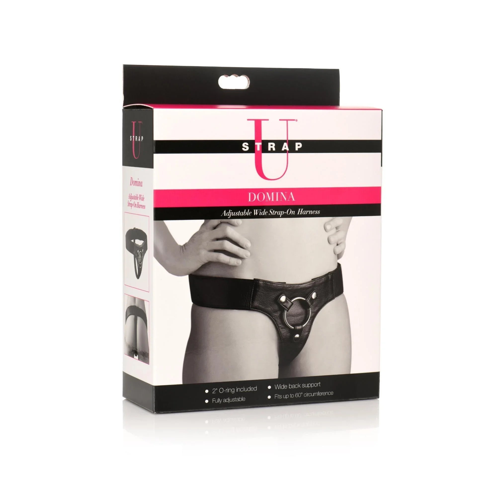 Strap U Domina Adjustable Wide Band Strap On Harness - Buy At Luxury Toy X - Free 3-Day Shipping