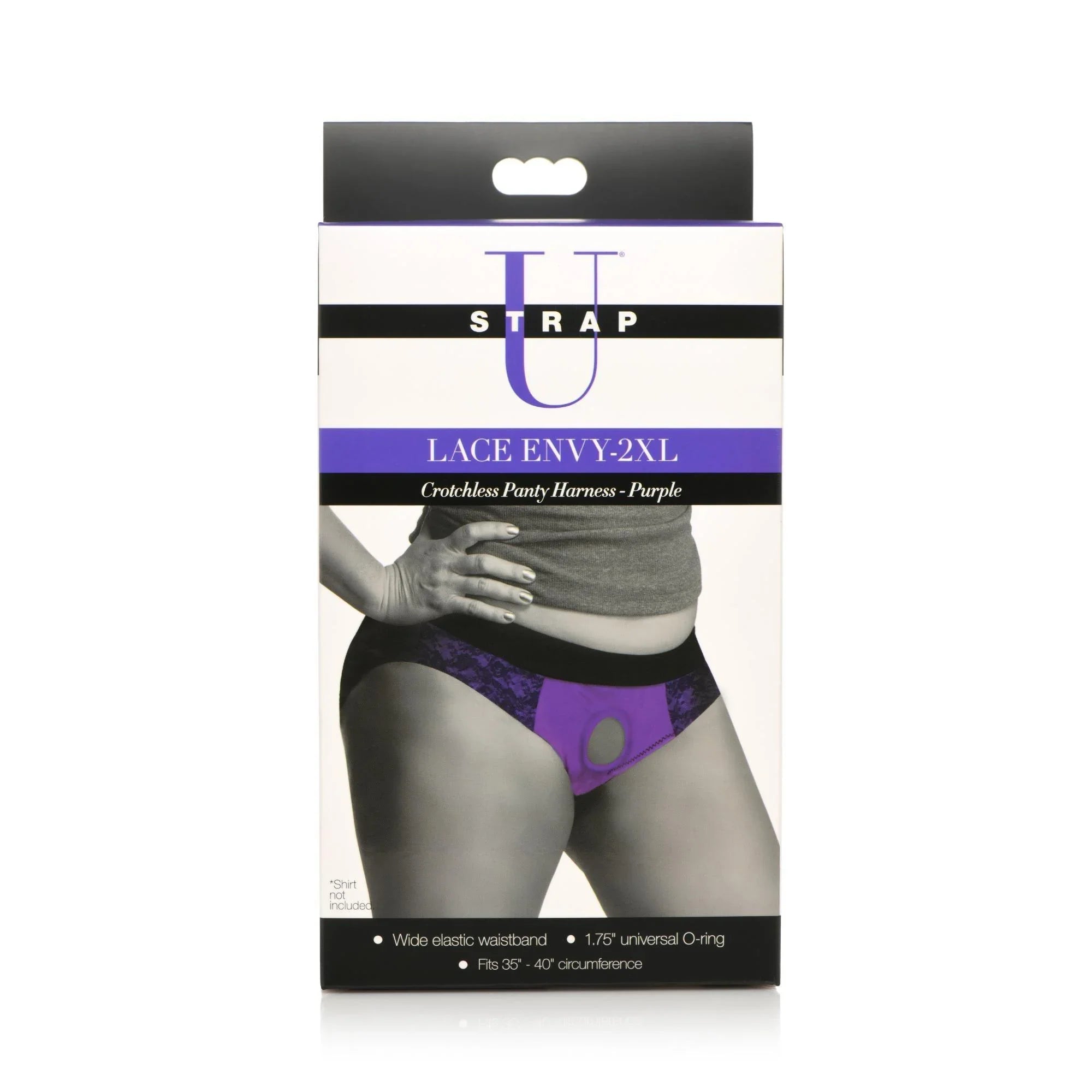 Strap U Lace Envy Crotchless Panty Harness - Buy At Luxury Toy X - Free 3-Day Shipping