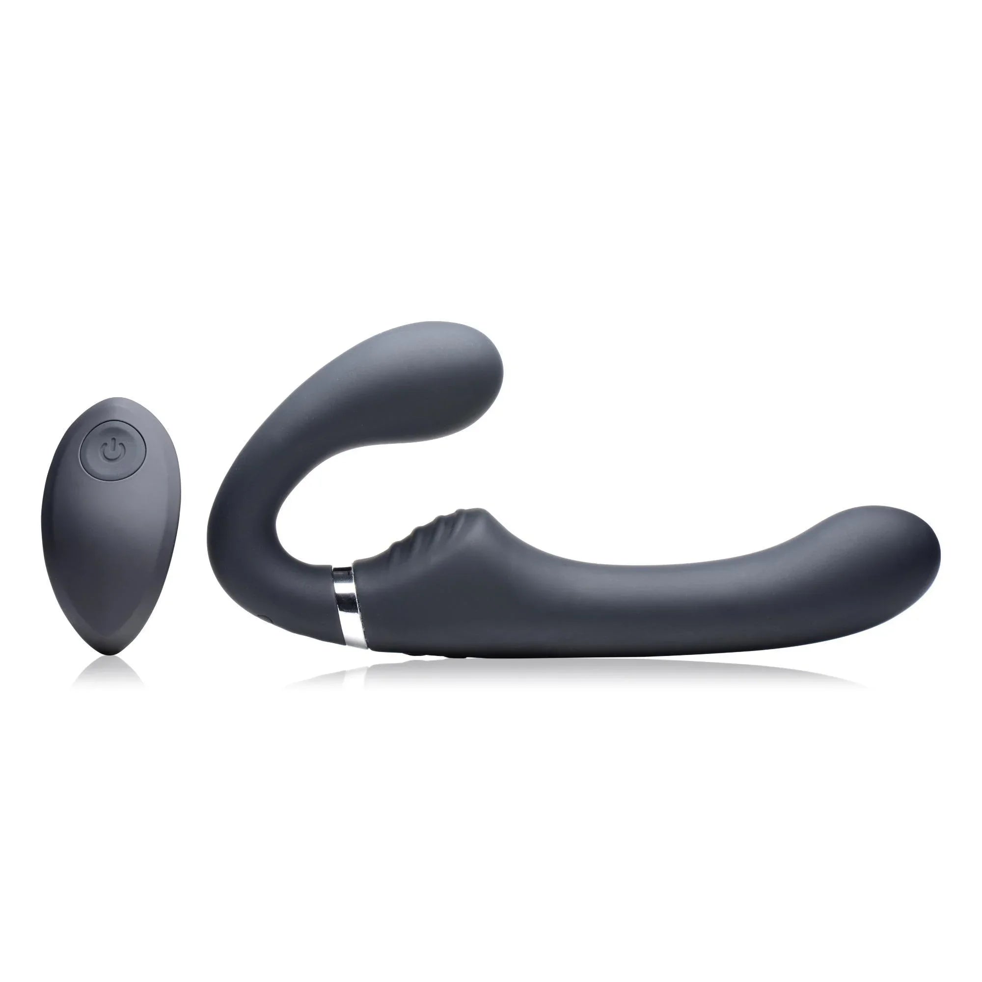 Strap U Mighty Rider 10X Vibrating Silicone Strapless Strap-On - Buy At Luxury Toy X - Free 3-Day Shipping