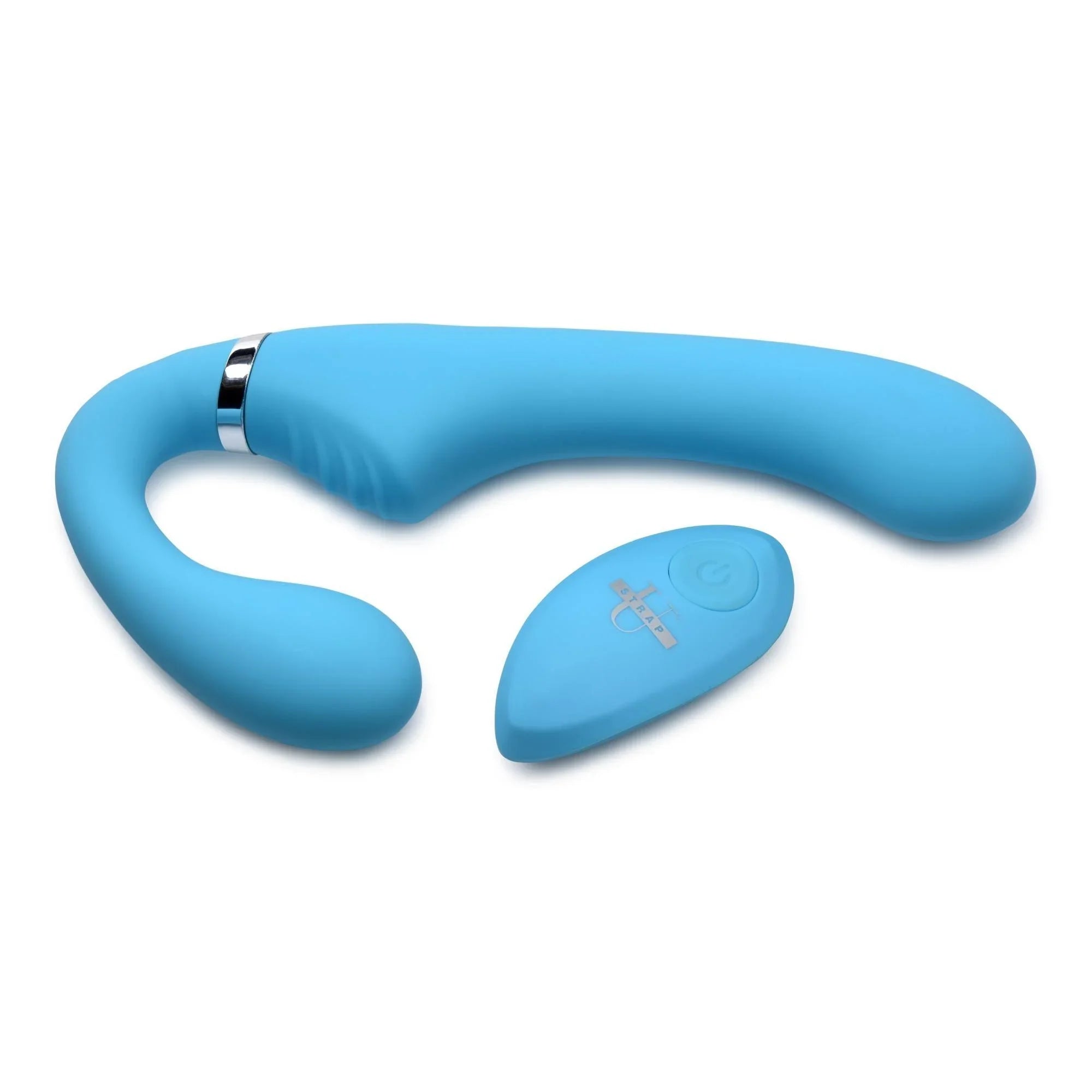 Strap U Mighty Rider 10X Vibrating Silicone Strapless Strap-On - Buy At Luxury Toy X - Free 3-Day Shipping