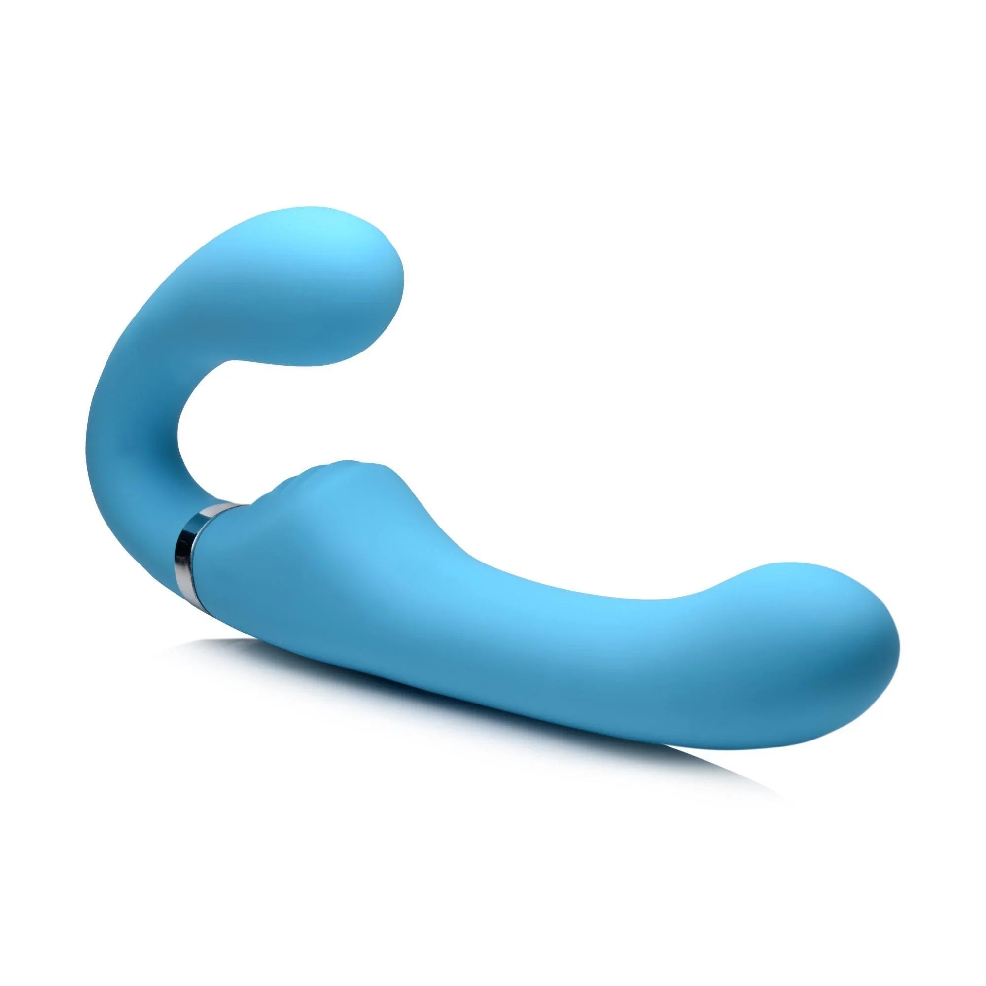 Strap U Mighty Rider 10X Vibrating Silicone Strapless Strap-On - Buy At Luxury Toy X - Free 3-Day Shipping