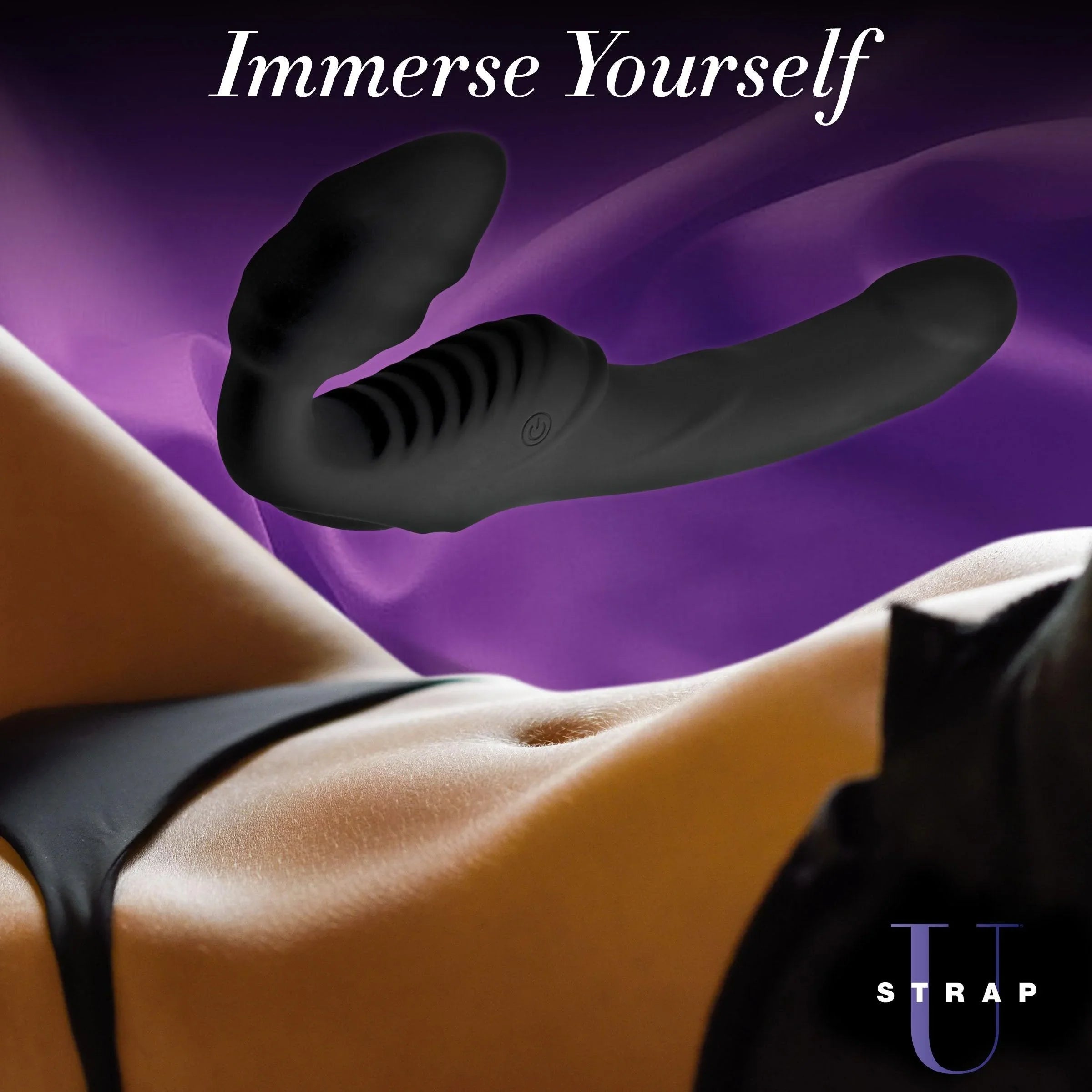 Strap U Pro Rider 9X Vibrating Silicone Strapless Strap-On with Remote Control - Buy At Luxury Toy X - Free 3-Day Shipping