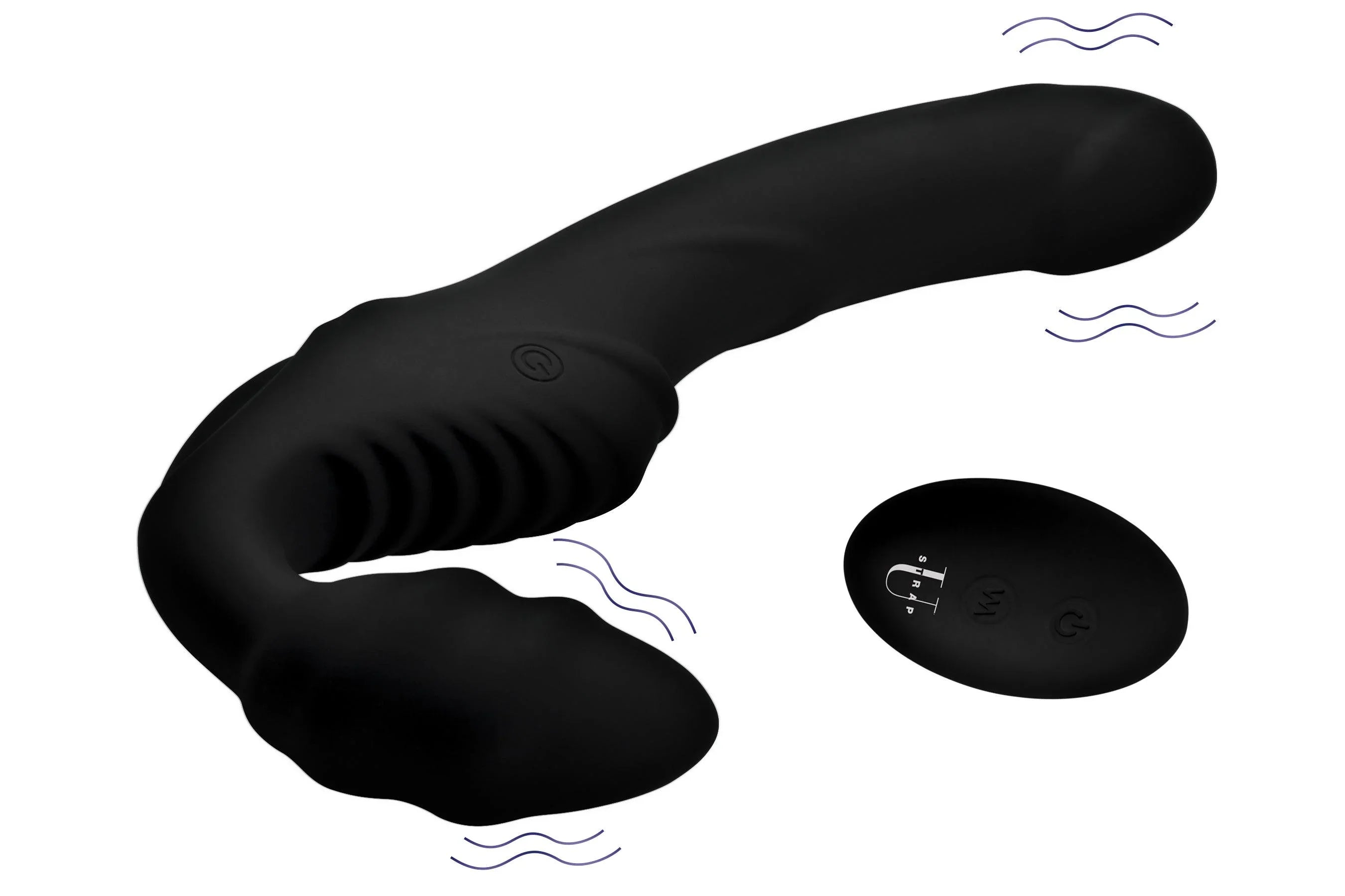 Strap U Pro Rider 9X Vibrating Silicone Strapless Strap-On with Remote Control - Buy At Luxury Toy X - Free 3-Day Shipping