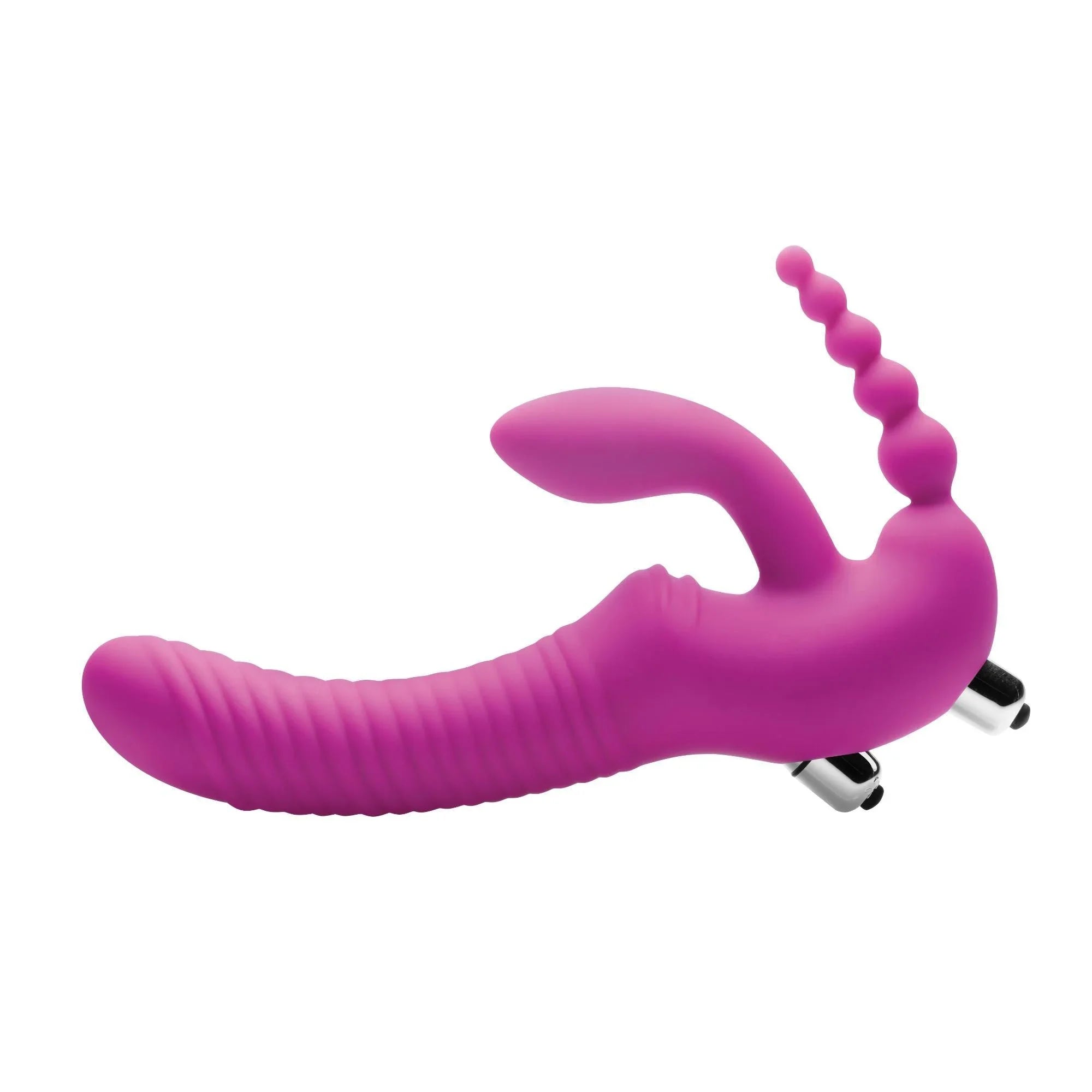 Strap U Regal Rider Vibrating Silicone Strapless Strap On Triple G Dildo - Buy At Luxury Toy X - Free 3-Day Shipping