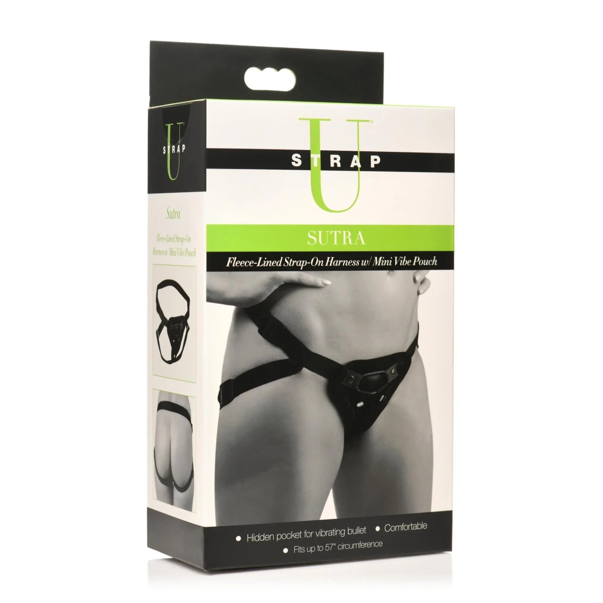 Strap U Sutra Fleece Lined Strap-On With Bullet Pocket - Buy At Luxury Toy X - Free 3-Day Shipping