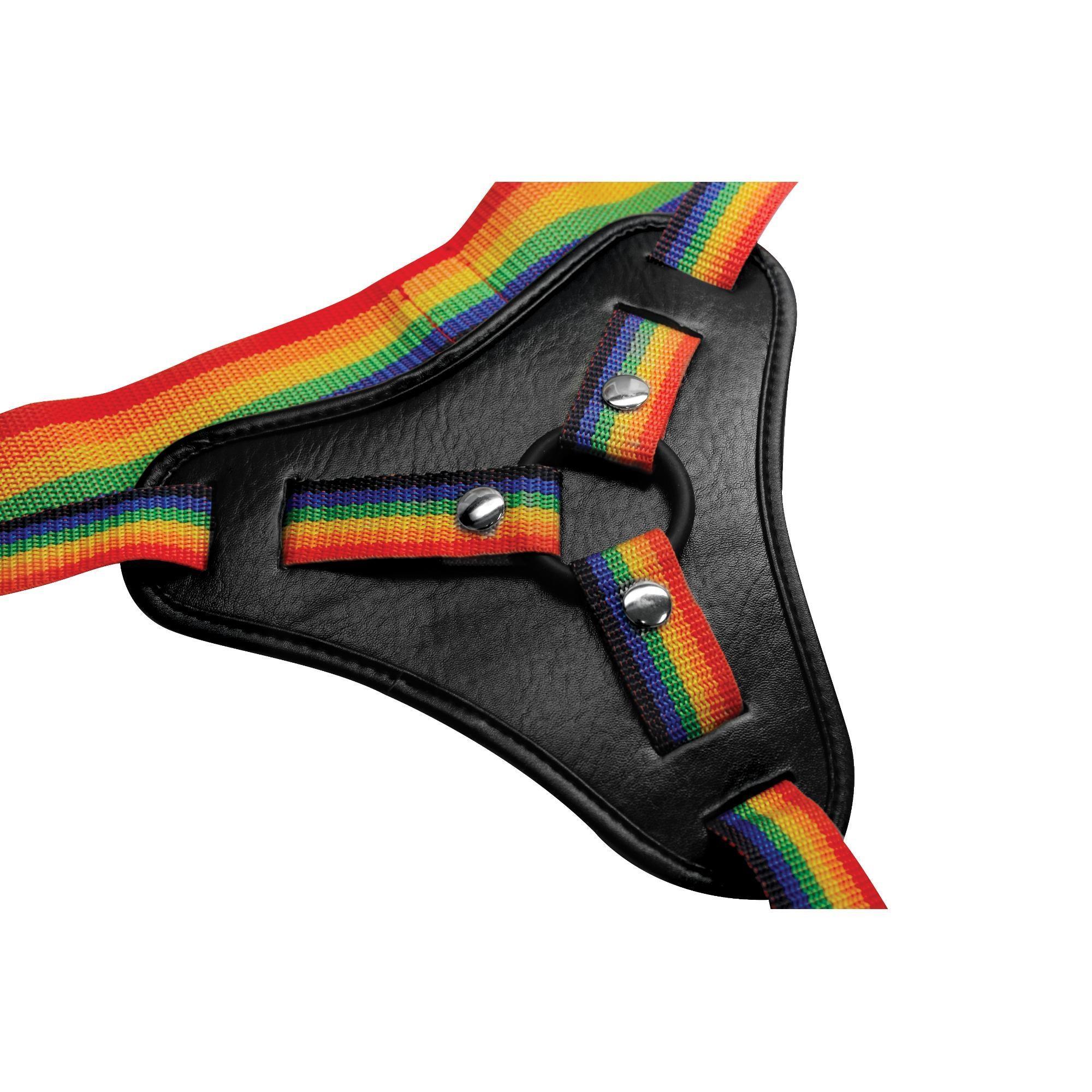 Strap U Take the Rainbow Universal Rainbow Harness - Buy At Luxury Toy X - Free 3-Day Shipping