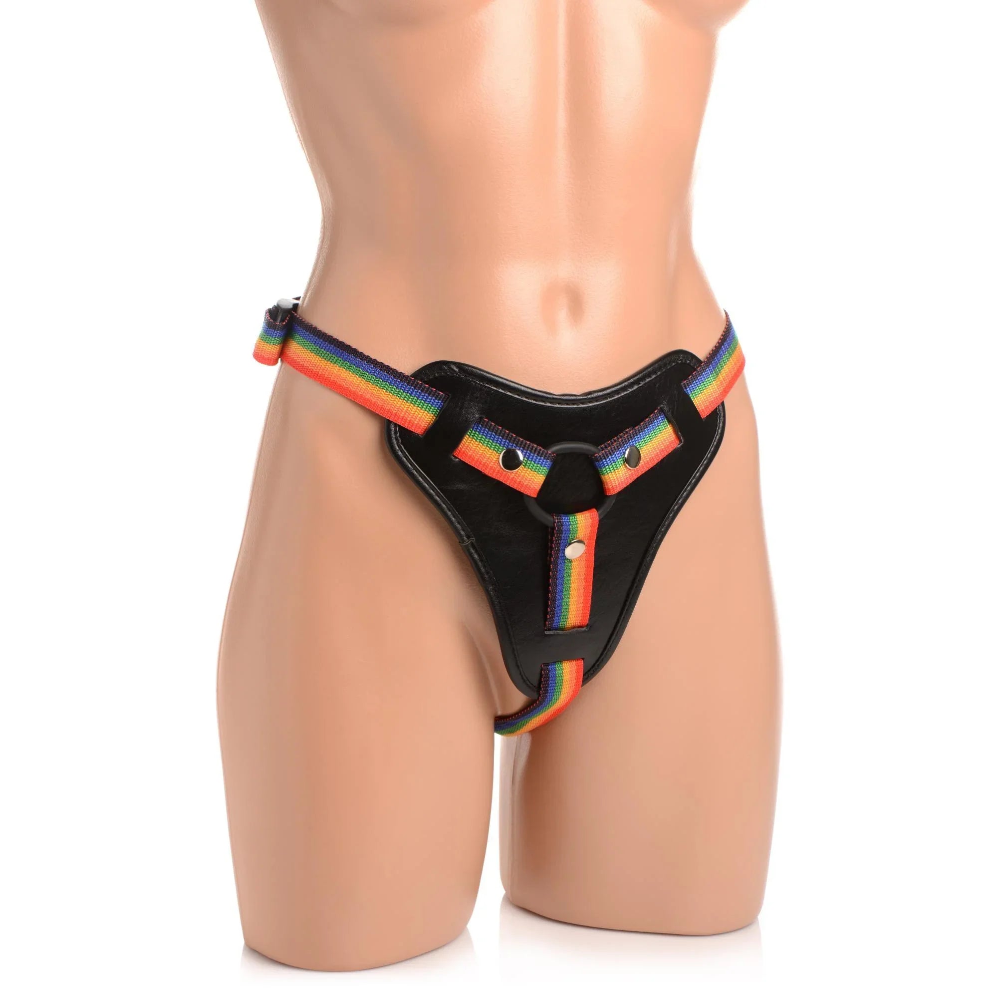 Strap U Take the Rainbow Universal Rainbow Harness - Buy At Luxury Toy X - Free 3-Day Shipping