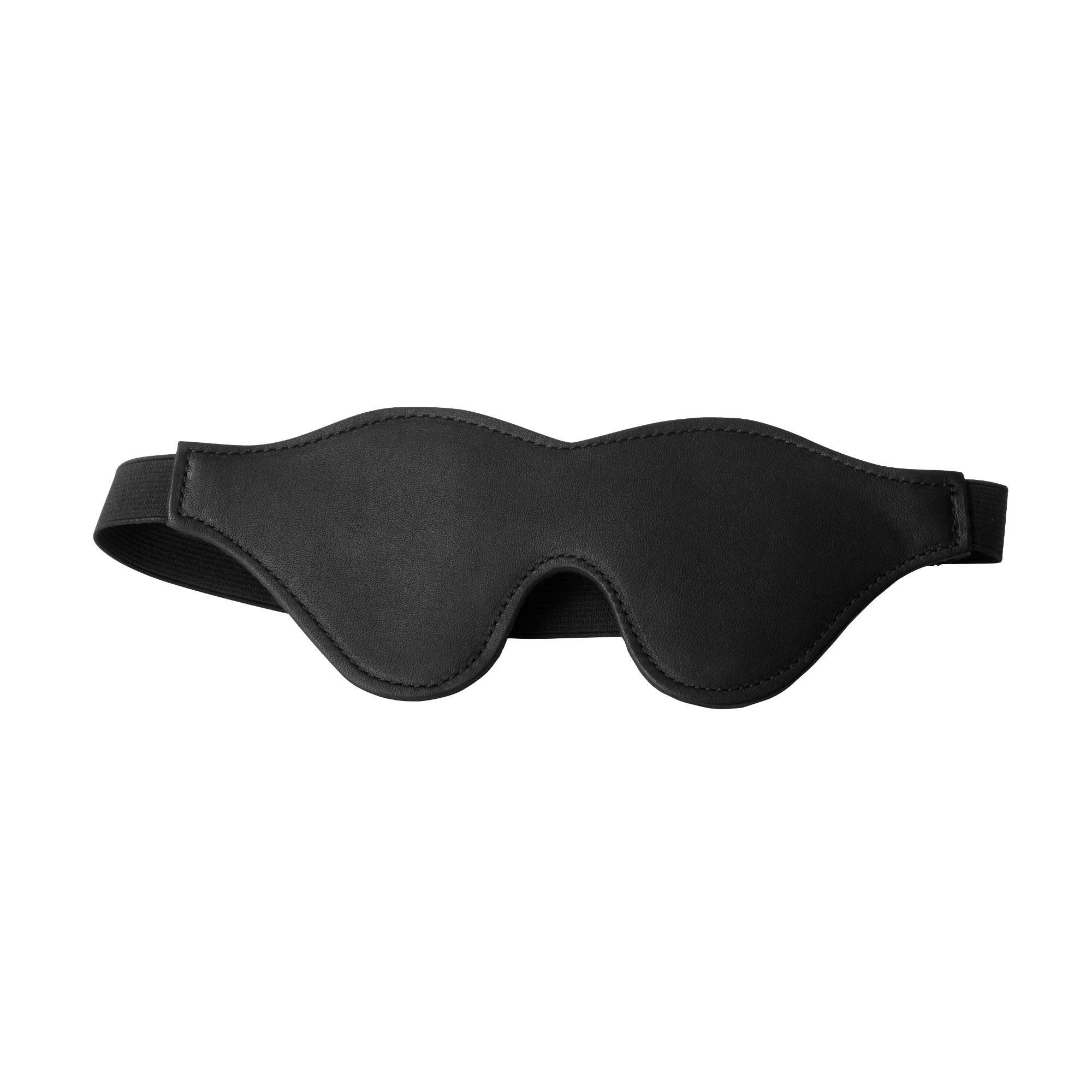 STRICT Black Fleece Lined Blindfold - Buy At Luxury Toy X - Free 3-Day Shipping