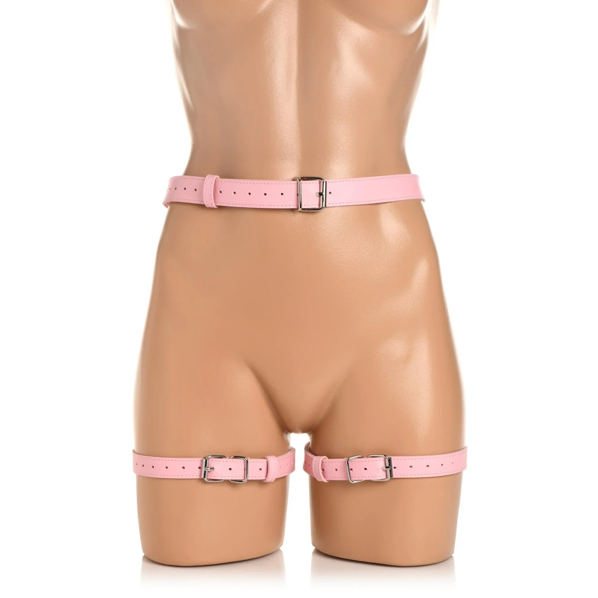 Strict Bondage Harness w/ Bows - Pink - Buy At Luxury Toy X - Free 3-Day Shipping