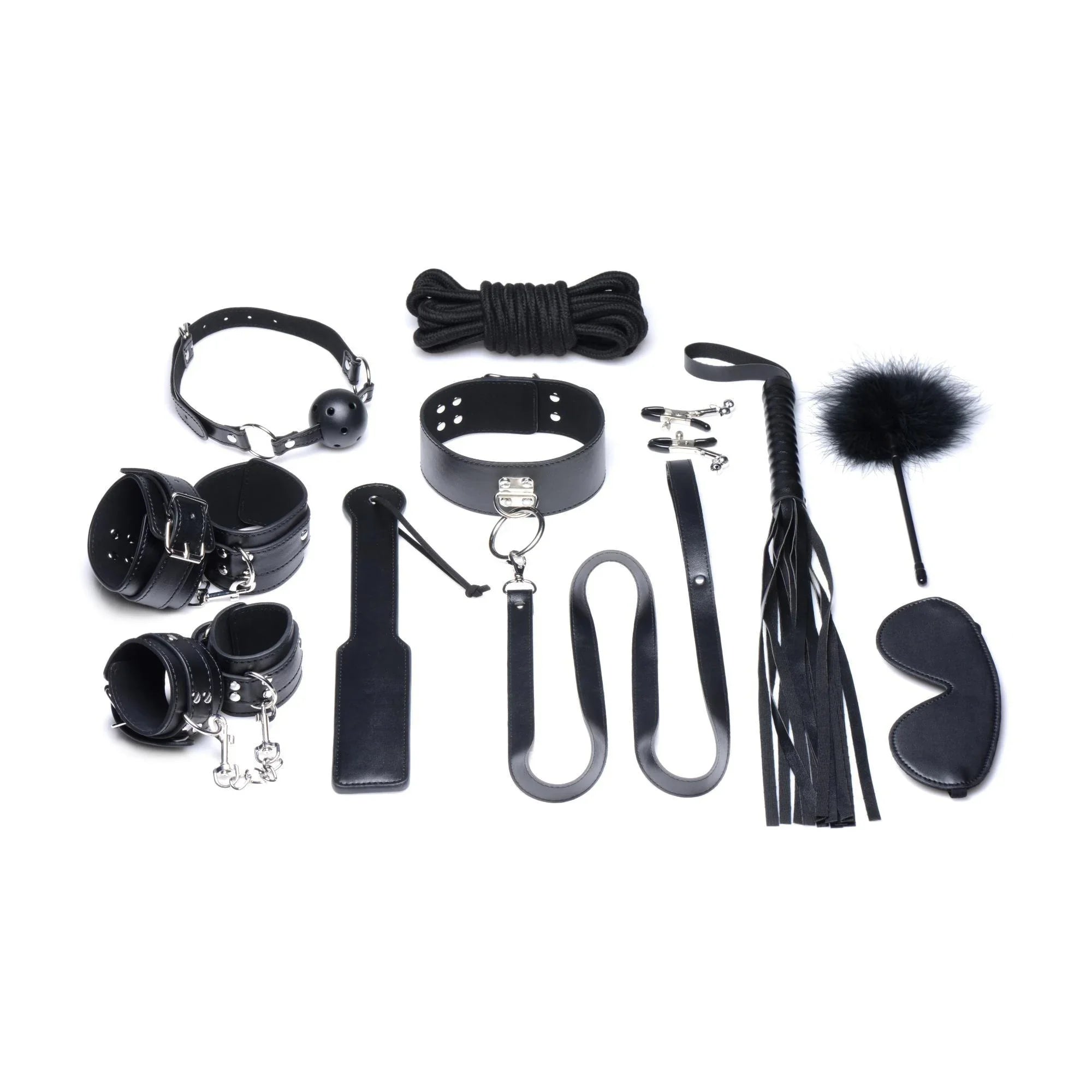 STRICT Deluxe 10 Piece Bondage Set - Buy At Luxury Toy X - Free 3-Day Shipping