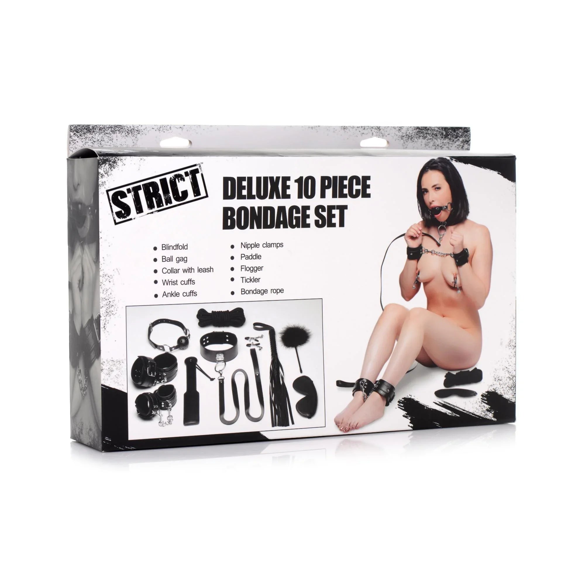 STRICT Deluxe 10 Piece Bondage Set - Buy At Luxury Toy X - Free 3-Day Shipping