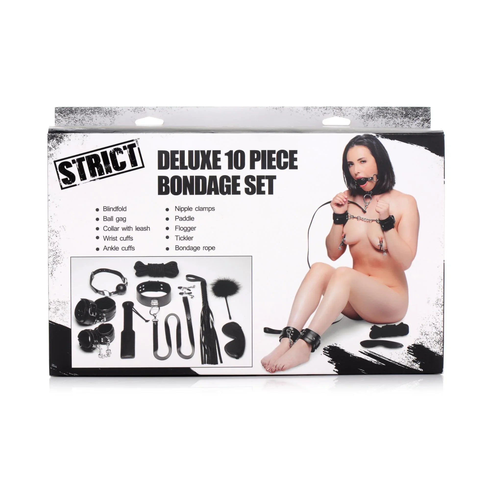 STRICT Deluxe 10 Piece Bondage Set - Buy At Luxury Toy X - Free 3-Day Shipping