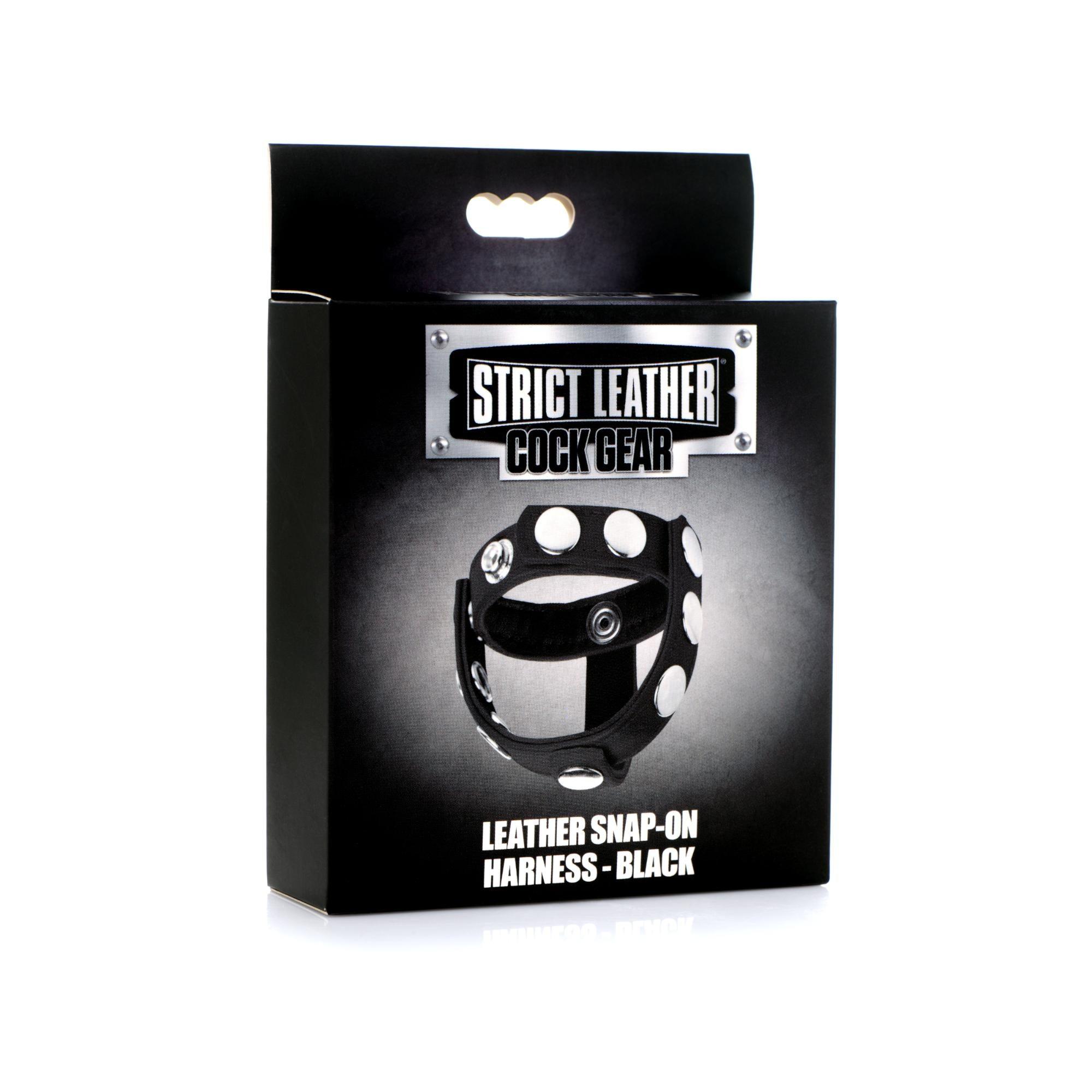 Strict Leather Cock Gear Leather Snap-On Harness - Buy At Luxury Toy X - Free 3-Day Shipping