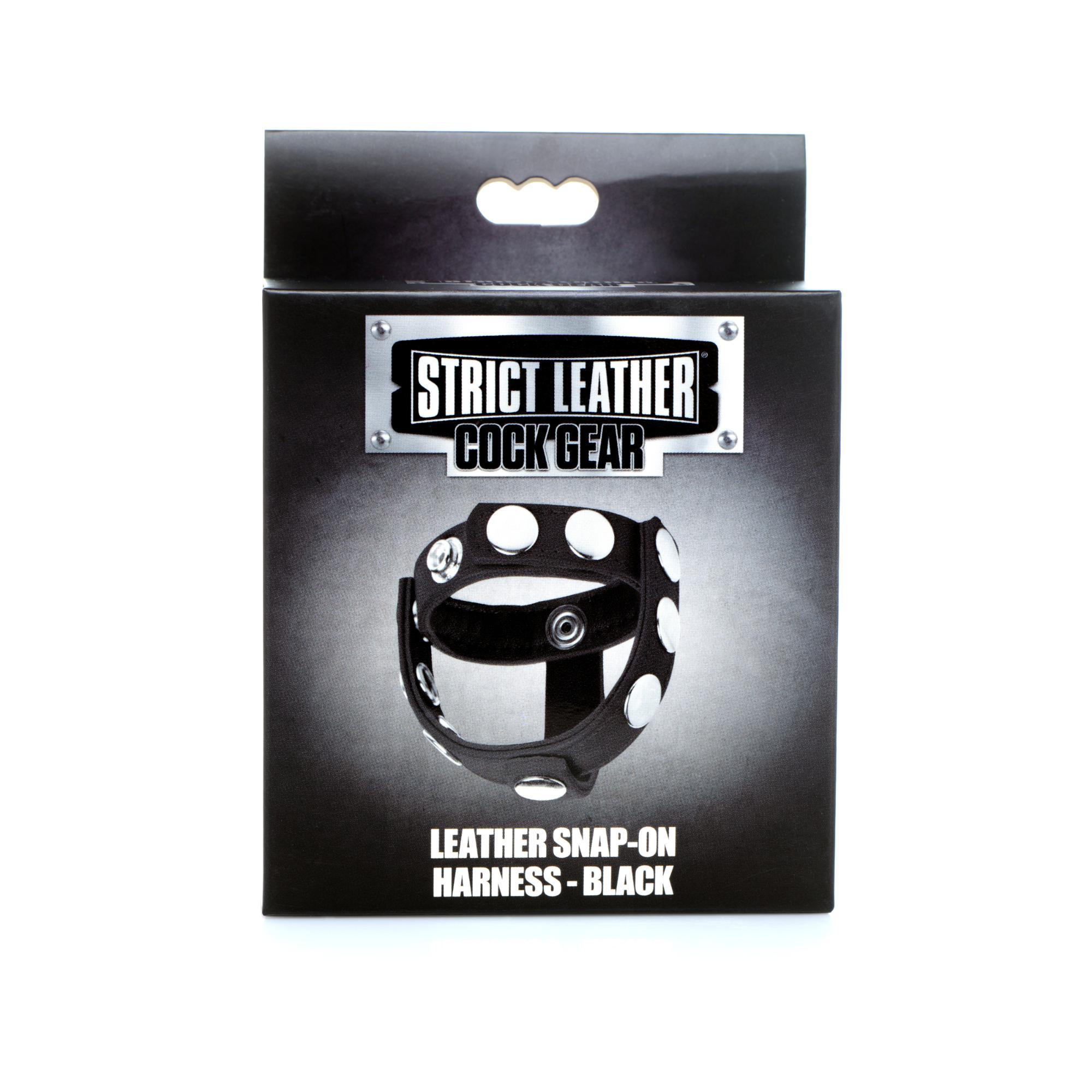 Strict Leather Cock Gear Leather Snap-On Harness - Buy At Luxury Toy X - Free 3-Day Shipping