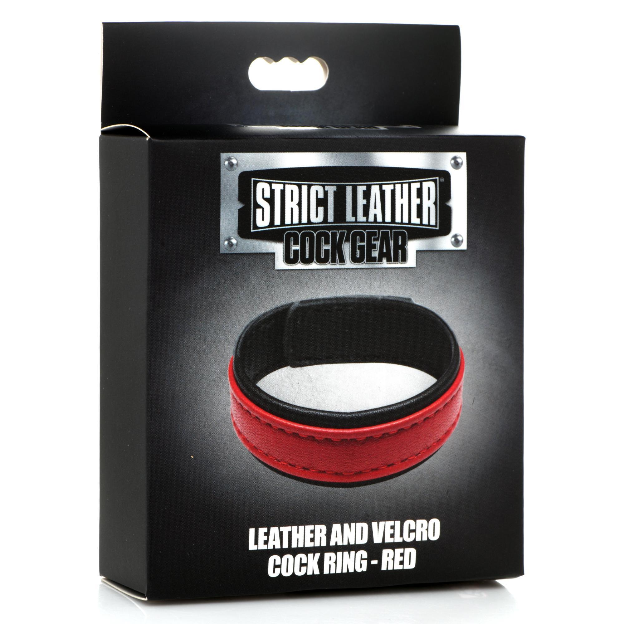 Strict Leather Cock Gear Velcro Leather Cock Ring - Buy At Luxury Toy X - Free 3-Day Shipping