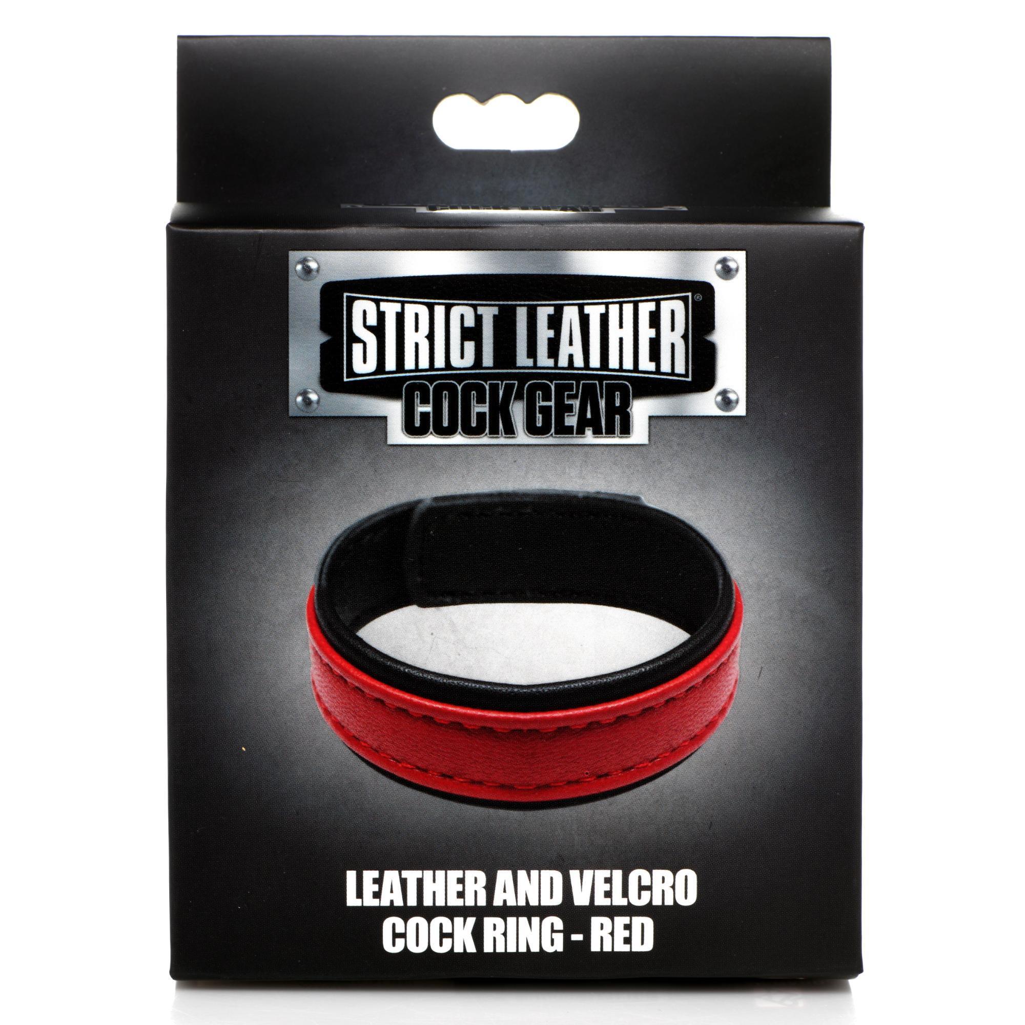 Strict Leather Cock Gear Velcro Leather Cock Ring - Buy At Luxury Toy X - Free 3-Day Shipping