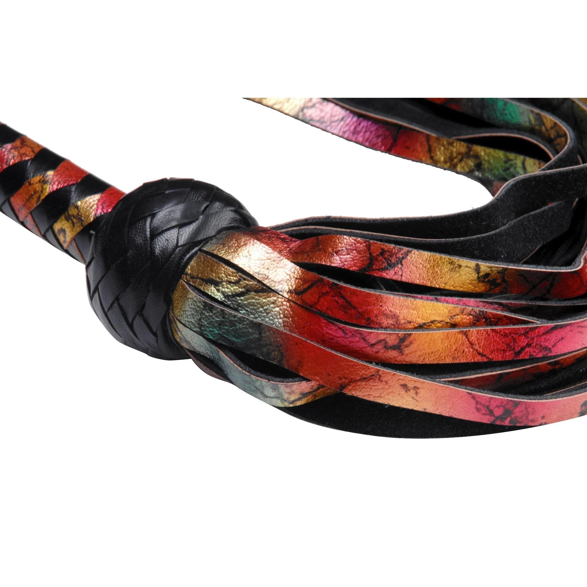 Strict Leather Rainbow Lambskin Leather Flogger - Buy At Luxury Toy X - Free 3-Day Shipping