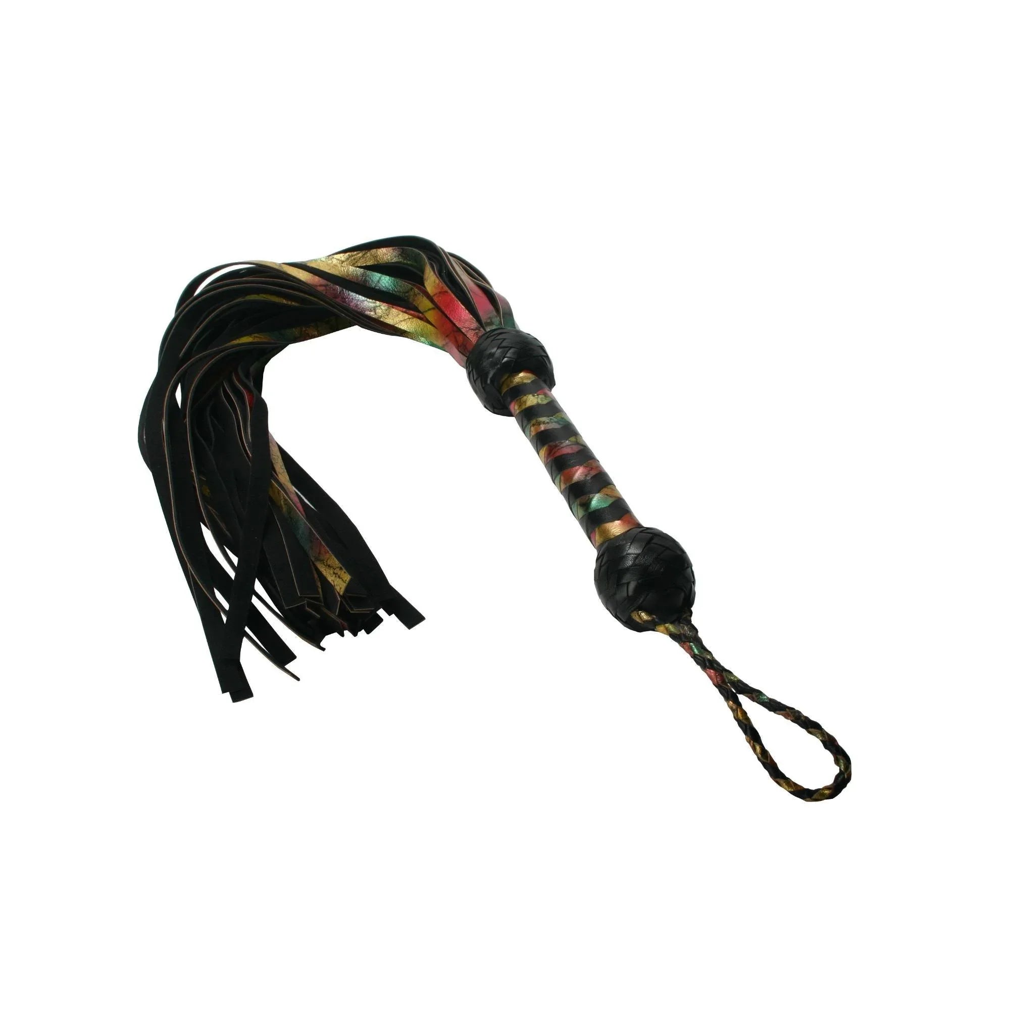 Strict Leather Rainbow Lambskin Leather Flogger - Buy At Luxury Toy X - Free 3-Day Shipping
