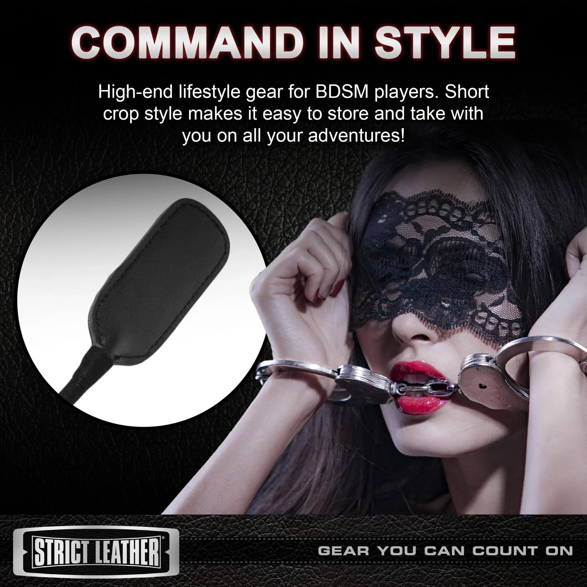 Strict Leather Short Crop - Buy At Luxury Toy X - Free 3-Day Shipping