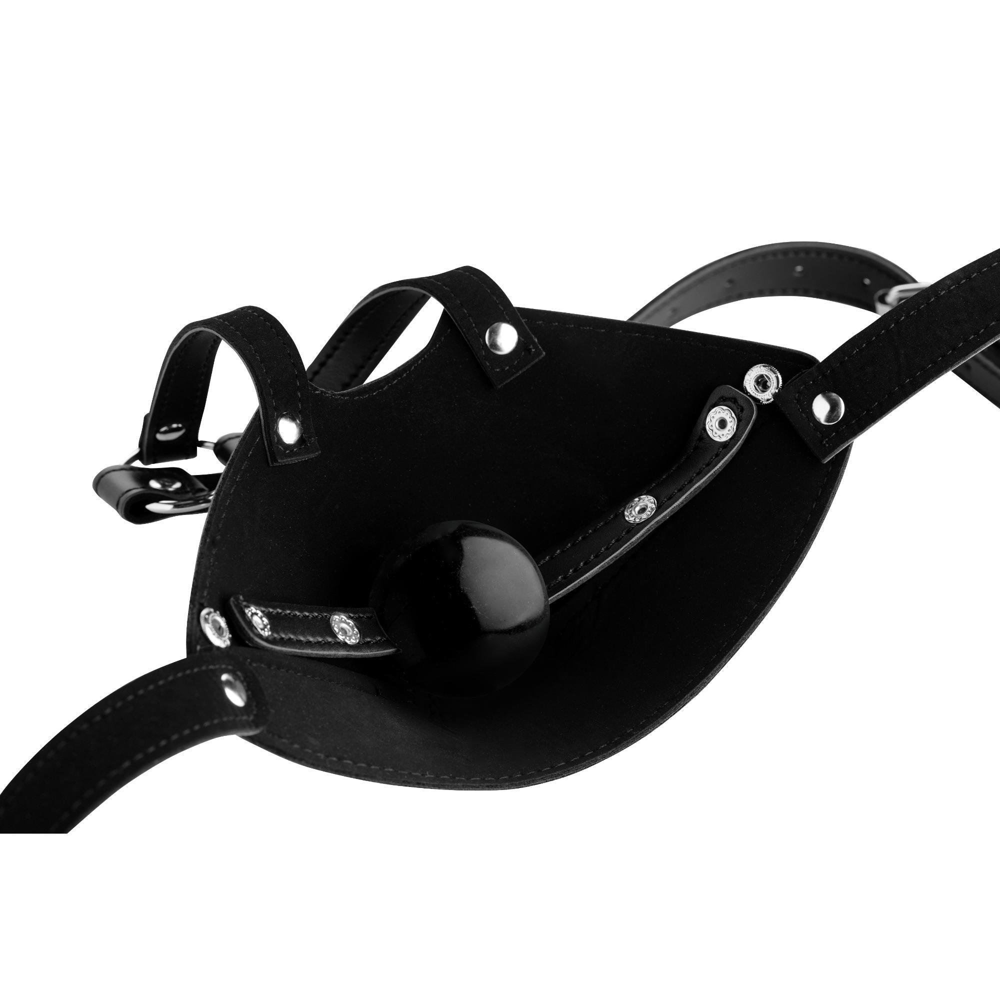 STRICT Mouth Harness with Ball Gag - Buy At Luxury Toy X - Free 3-Day Shipping