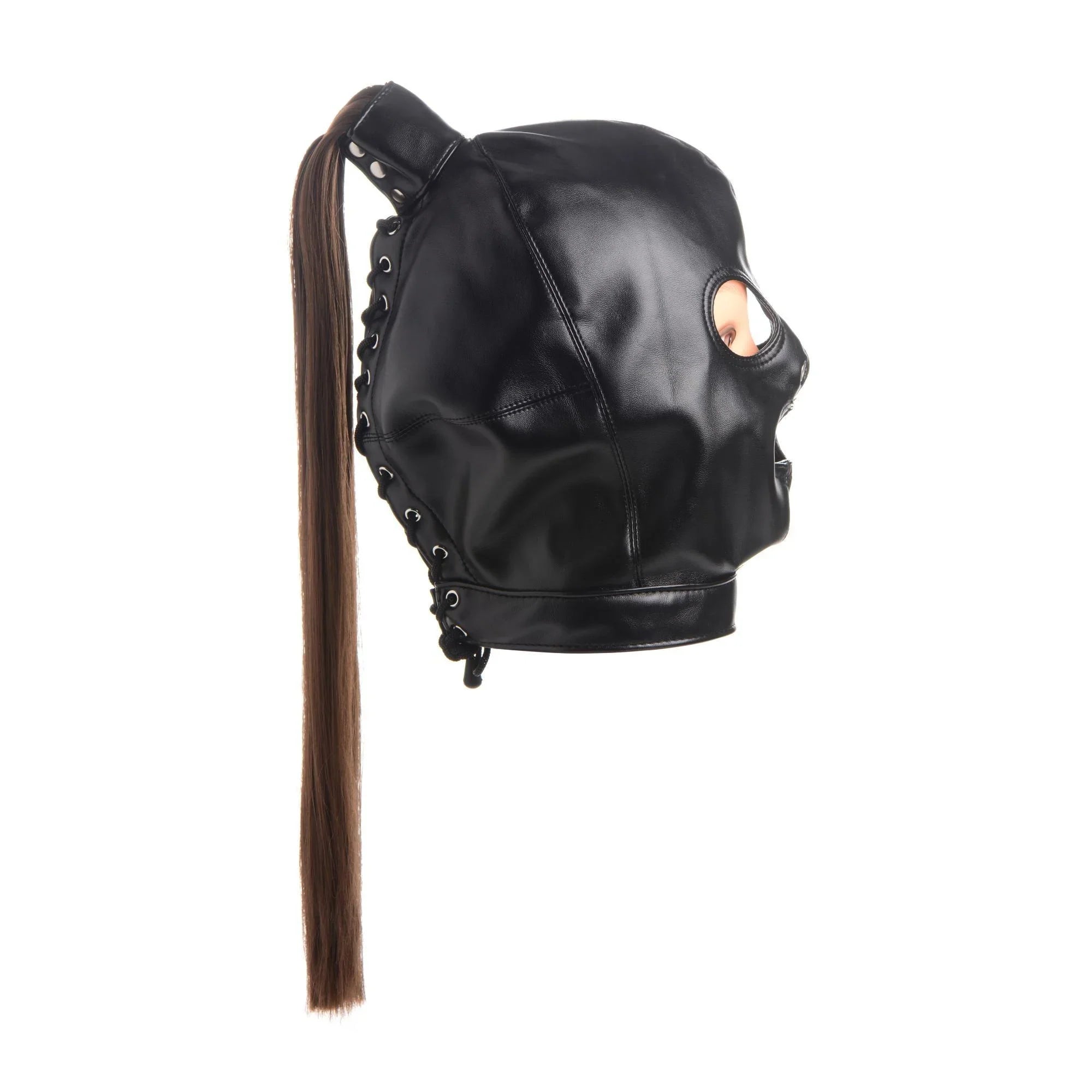STRICT Ponytail Bondage Hood - Buy At Luxury Toy X - Free 3-Day Shipping