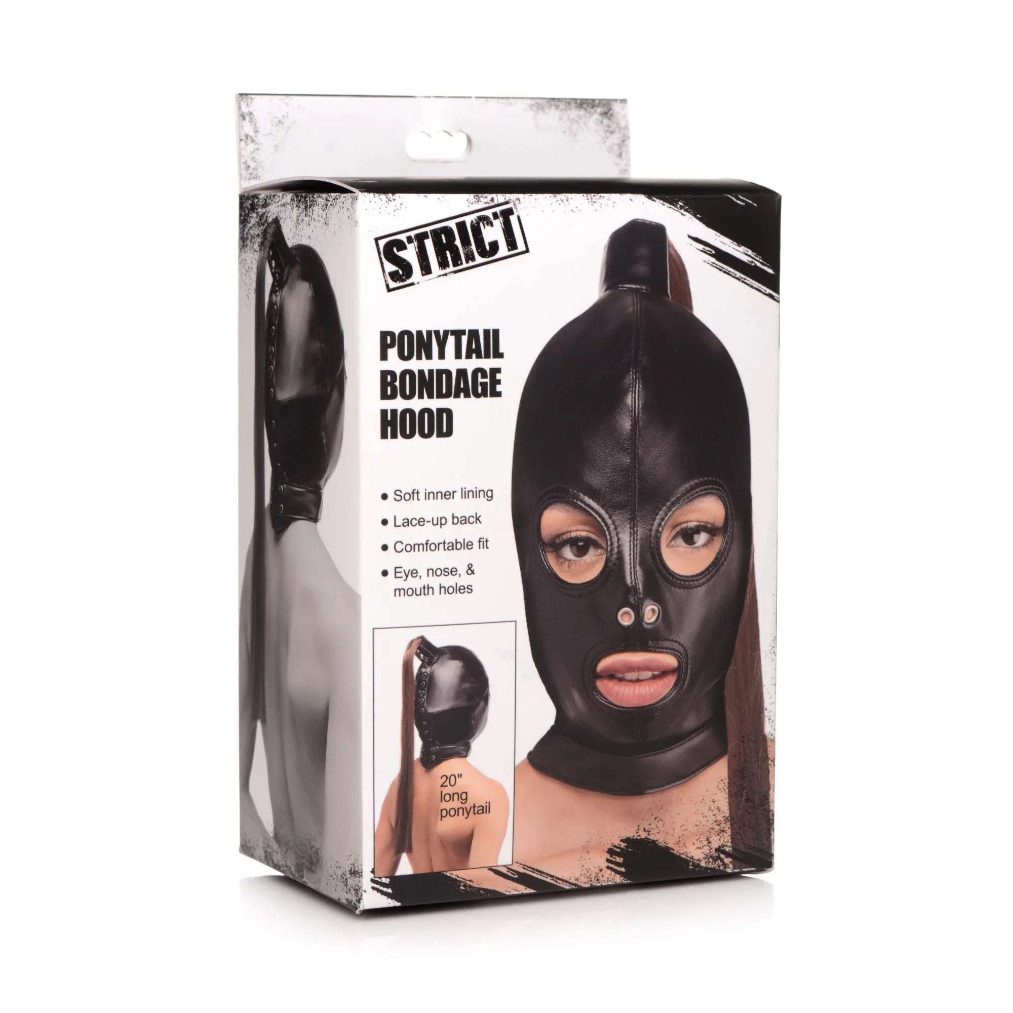 STRICT Ponytail Bondage Hood - Buy At Luxury Toy X - Free 3-Day Shipping