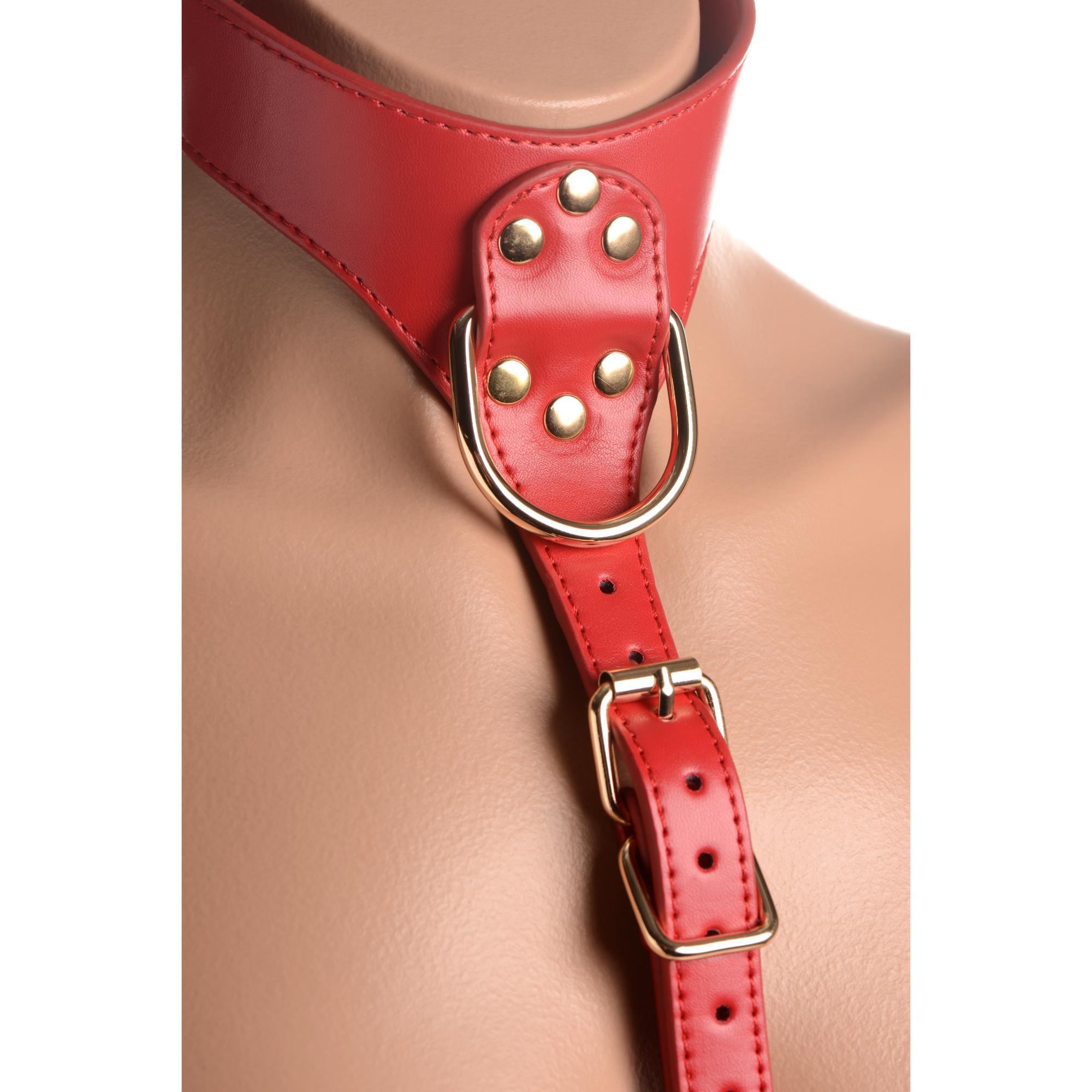 STRICT Red Female Chest Harness - Buy At Luxury Toy X - Free 3-Day Shipping