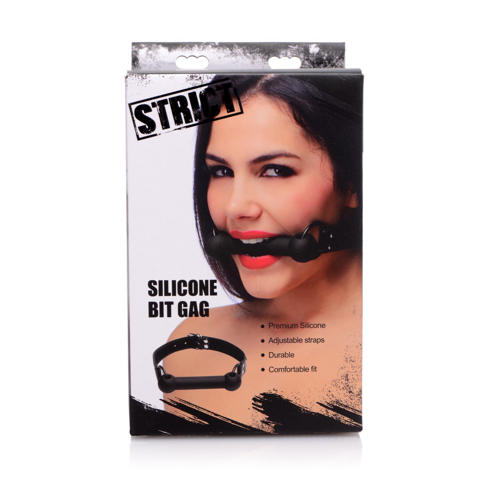 STRICT Silicone Bit Gag - Buy At Luxury Toy X - Free 3-Day Shipping