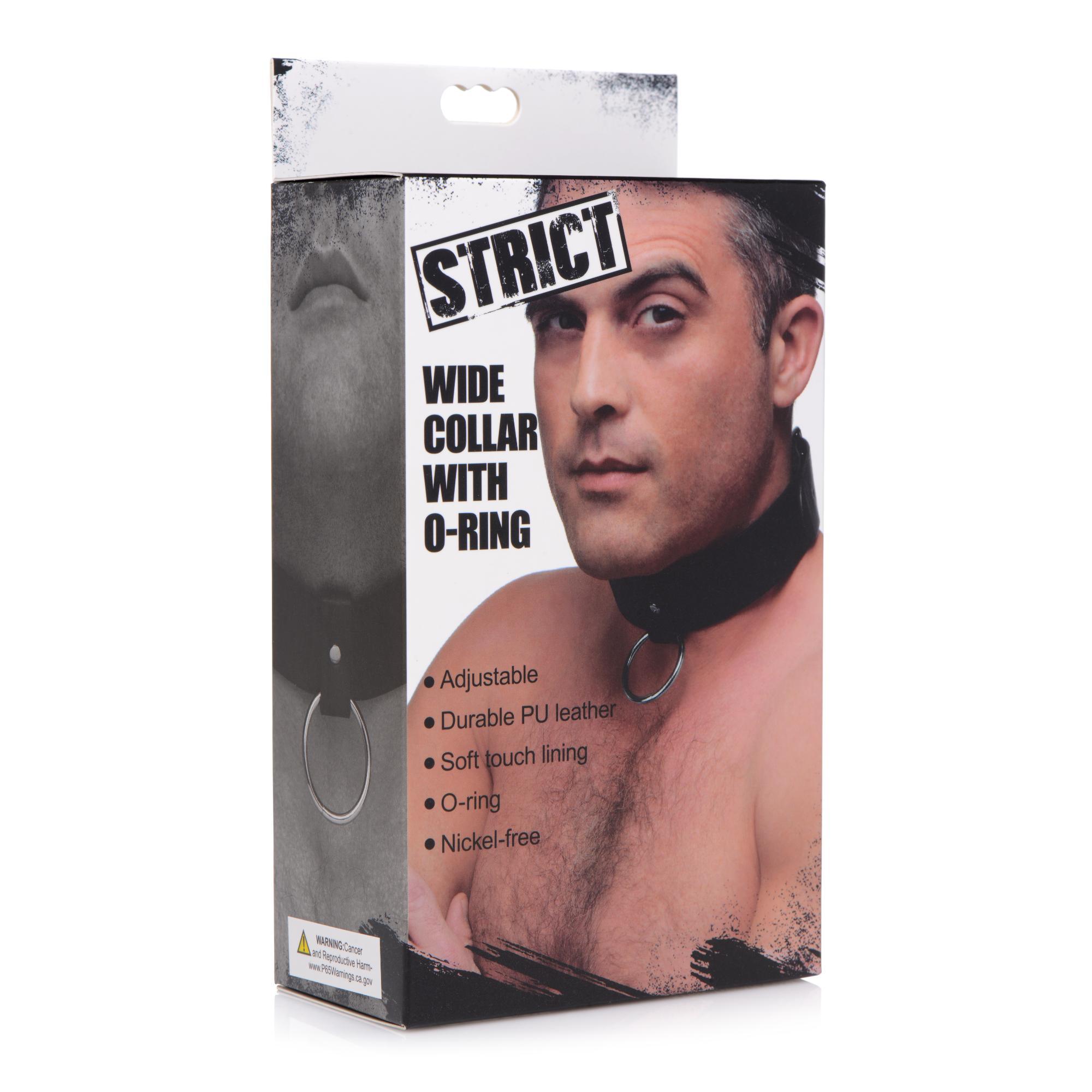 STRICT Wide Collar with O-Ring - Buy At Luxury Toy X - Free 3-Day Shipping