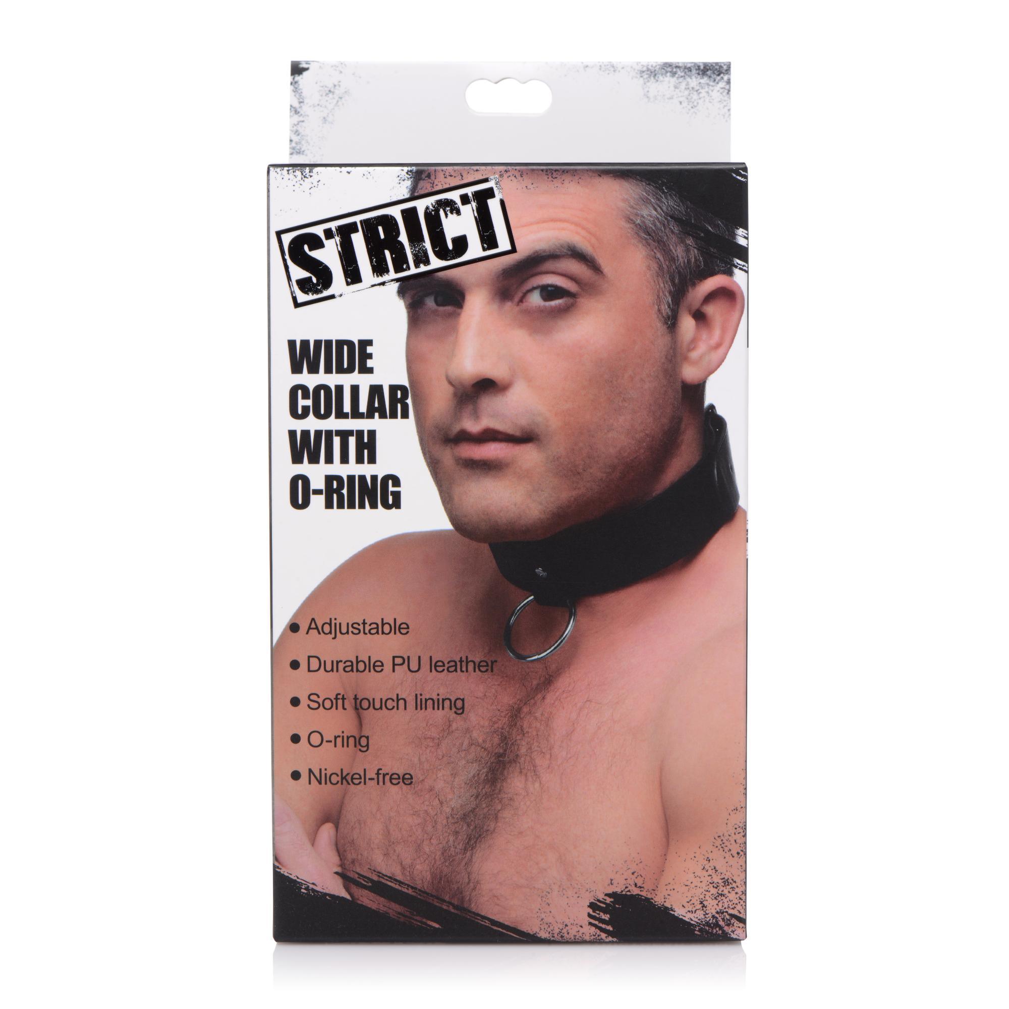 STRICT Wide Collar with O-Ring - Buy At Luxury Toy X - Free 3-Day Shipping