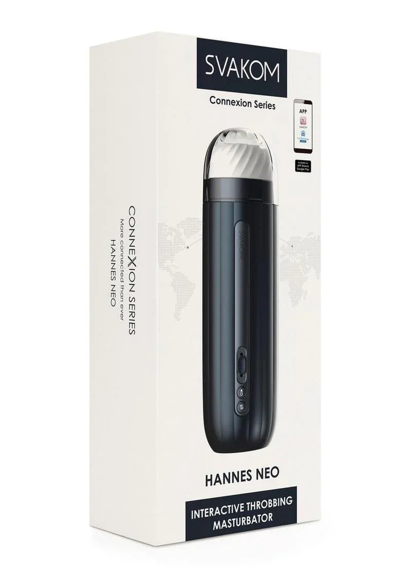 Svakom Hannes Neo Interactive Rechargeable Masturbator - Buy At Luxury Toy X - Free 3-Day Shipping