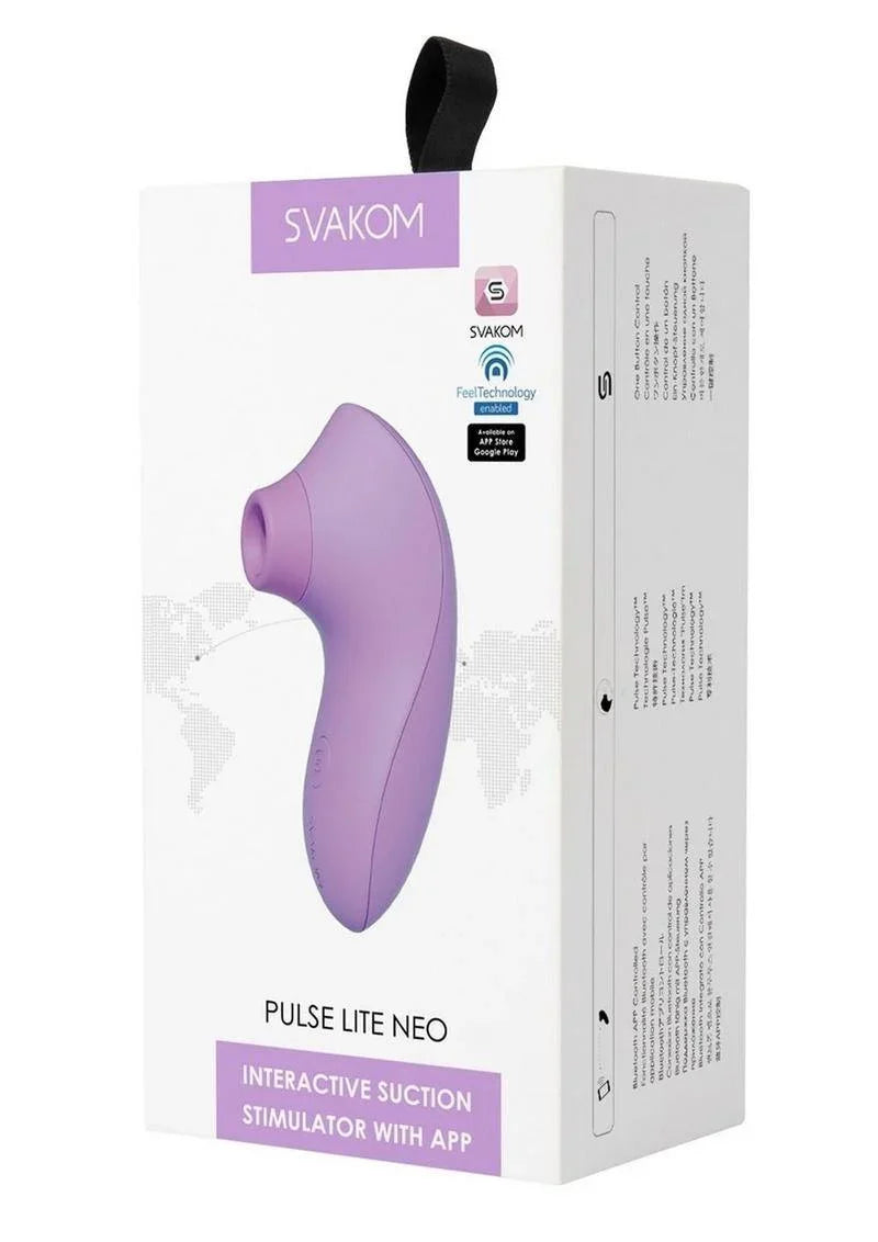 Svakom Pulse Lite Neo Interactive Suction Stimulator - Buy At Luxury Toy X - Free 3-Day Shipping